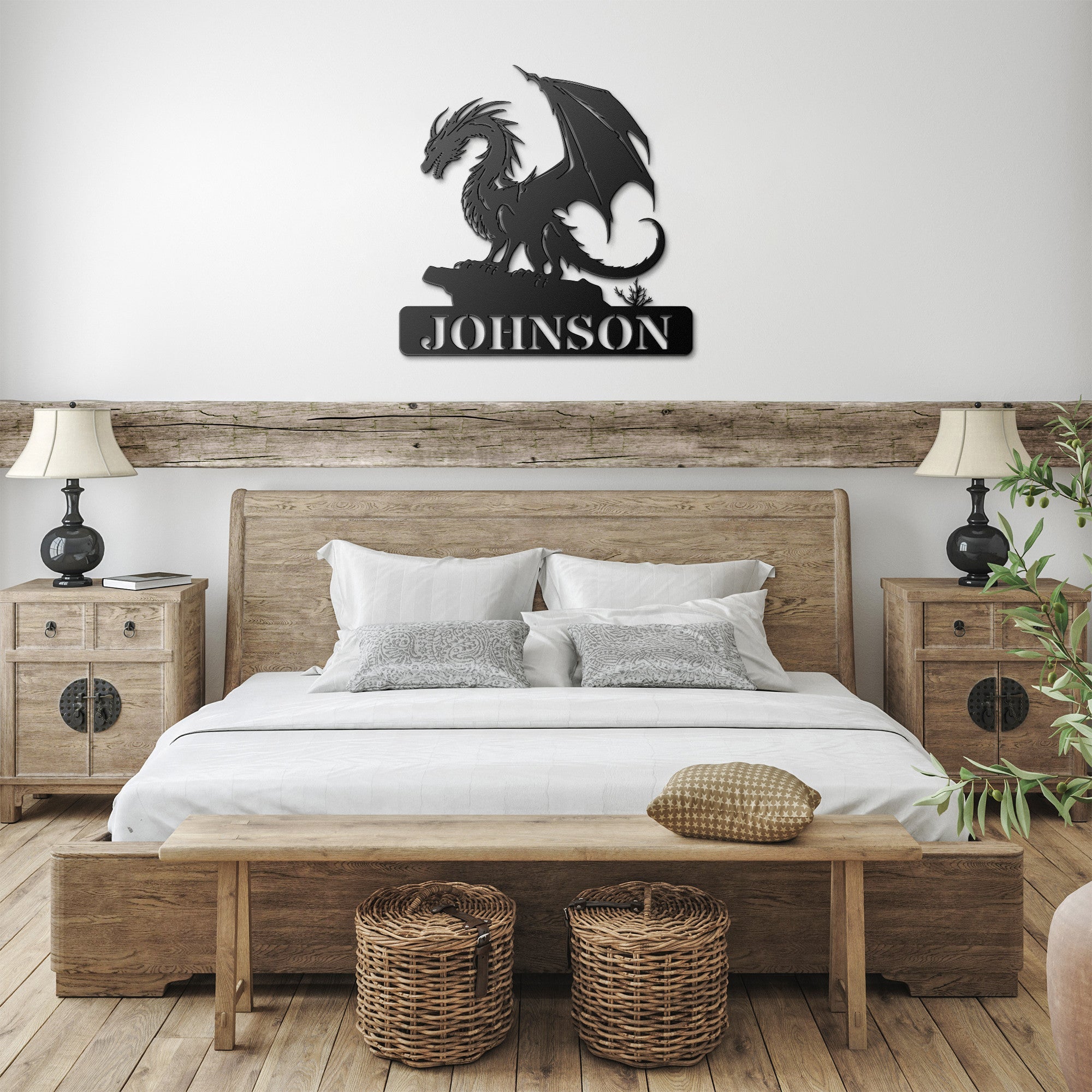 Personalized Dragon Sign - Cool Metal Signs