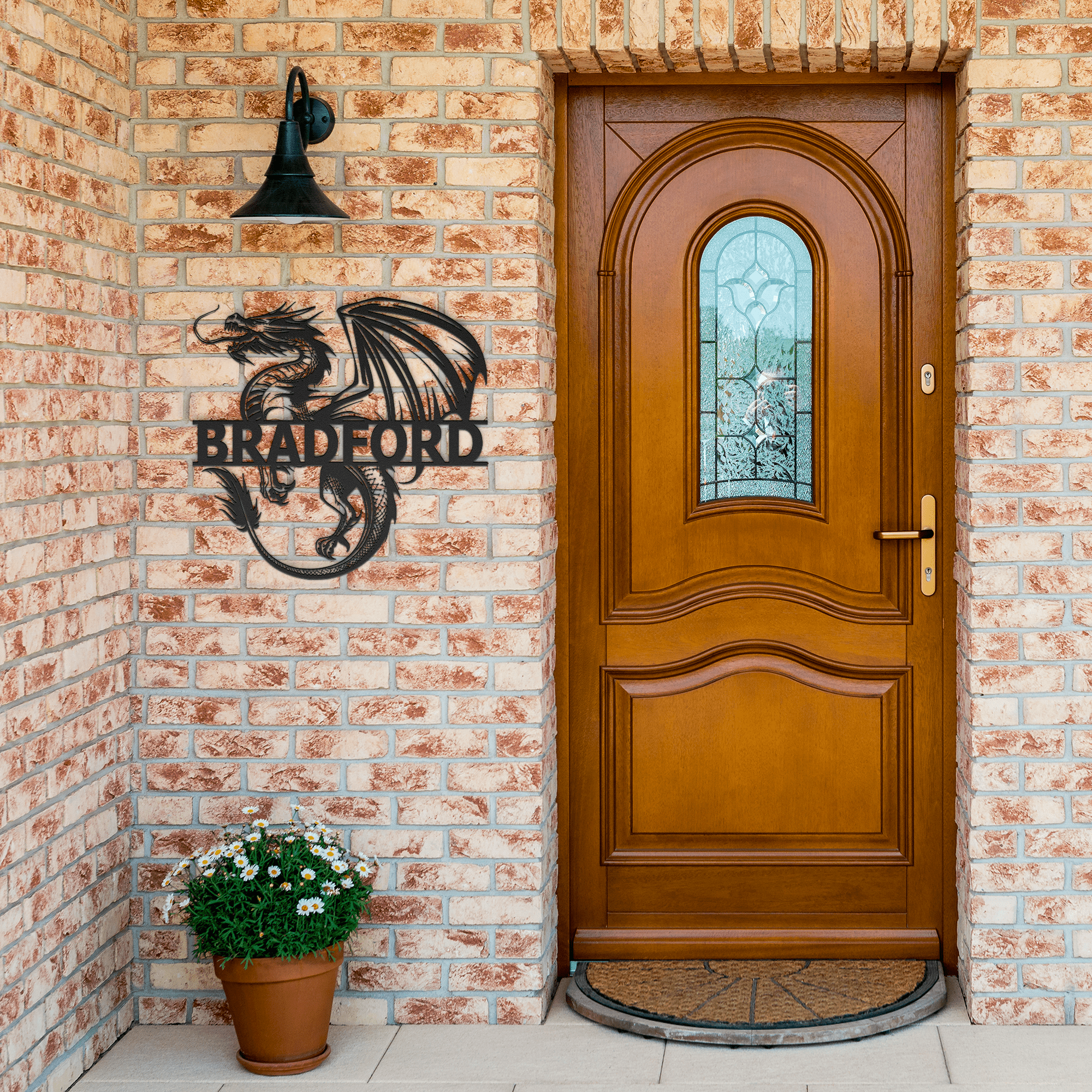 Personalized Dragon Sign - Cool Metal Signs