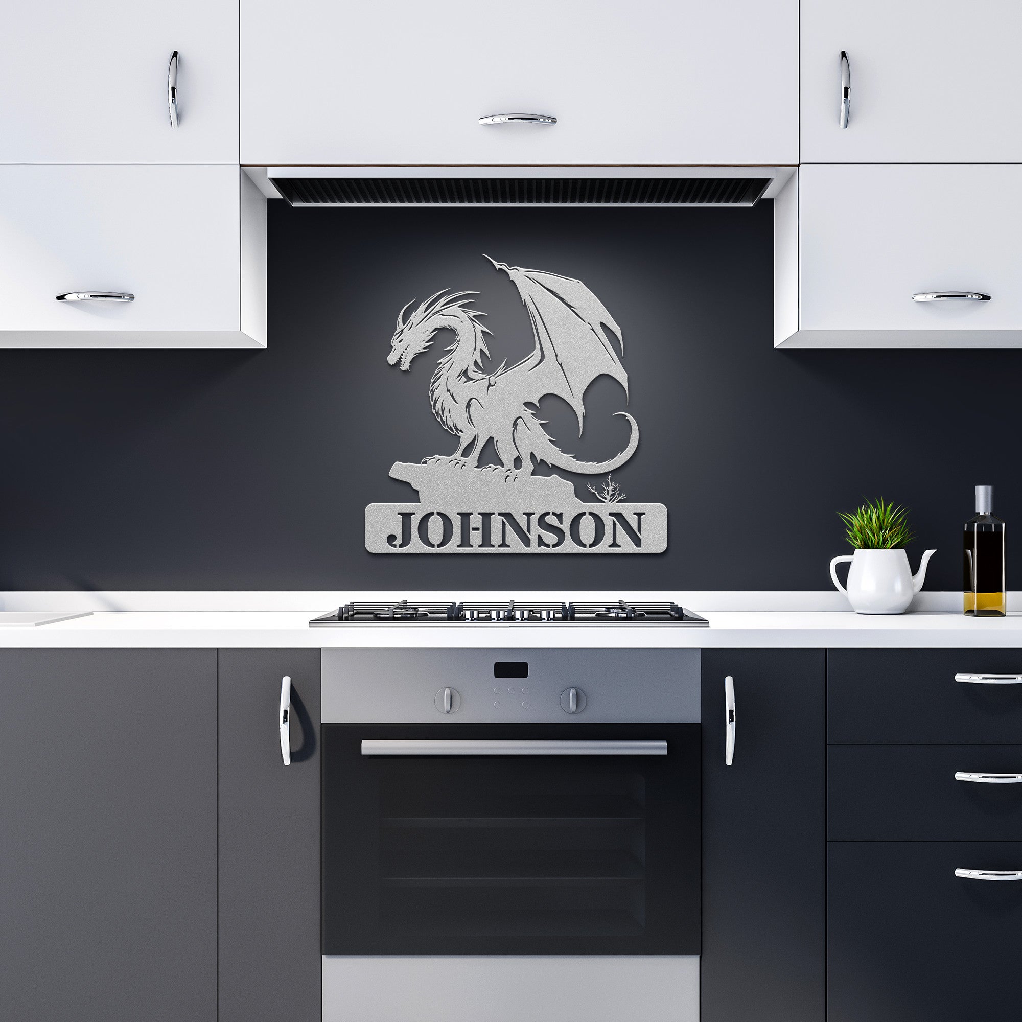 Personalized Dragon Sign - Cool Metal Signs