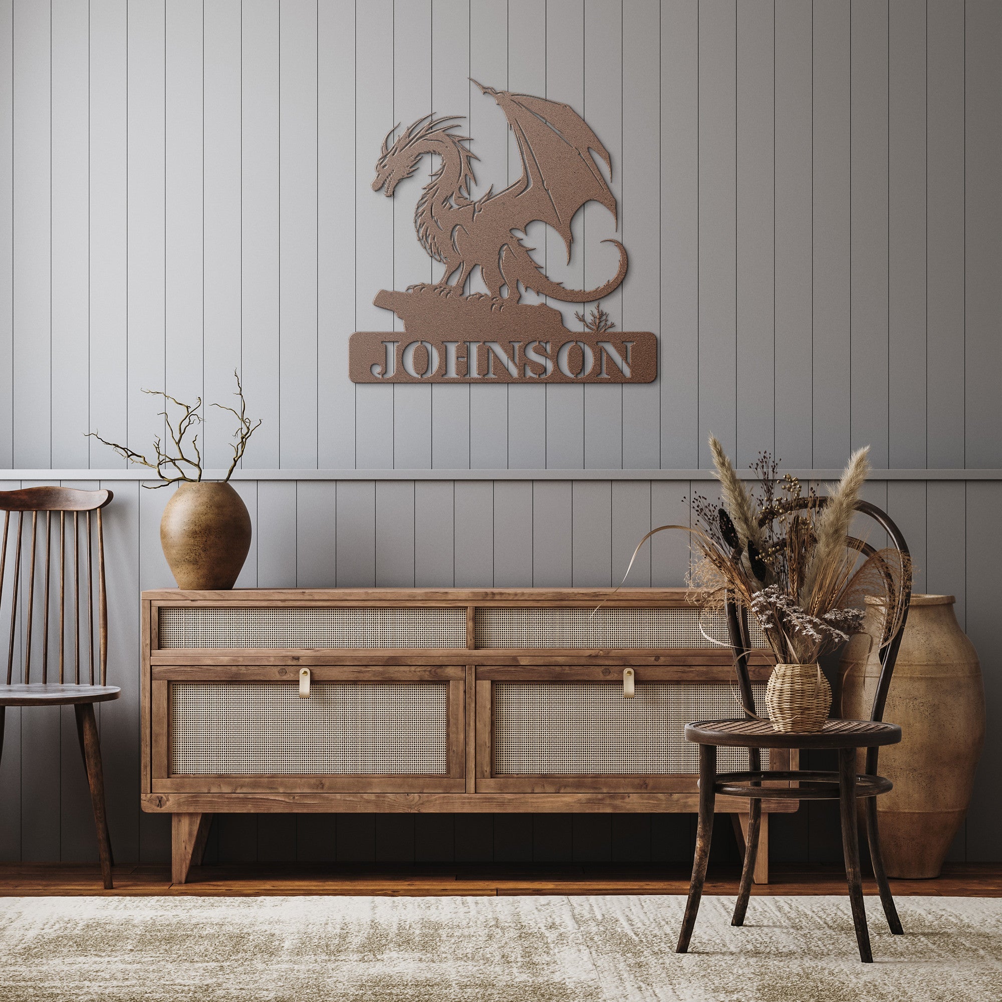 Personalized Dragon Sign - Cool Metal Signs