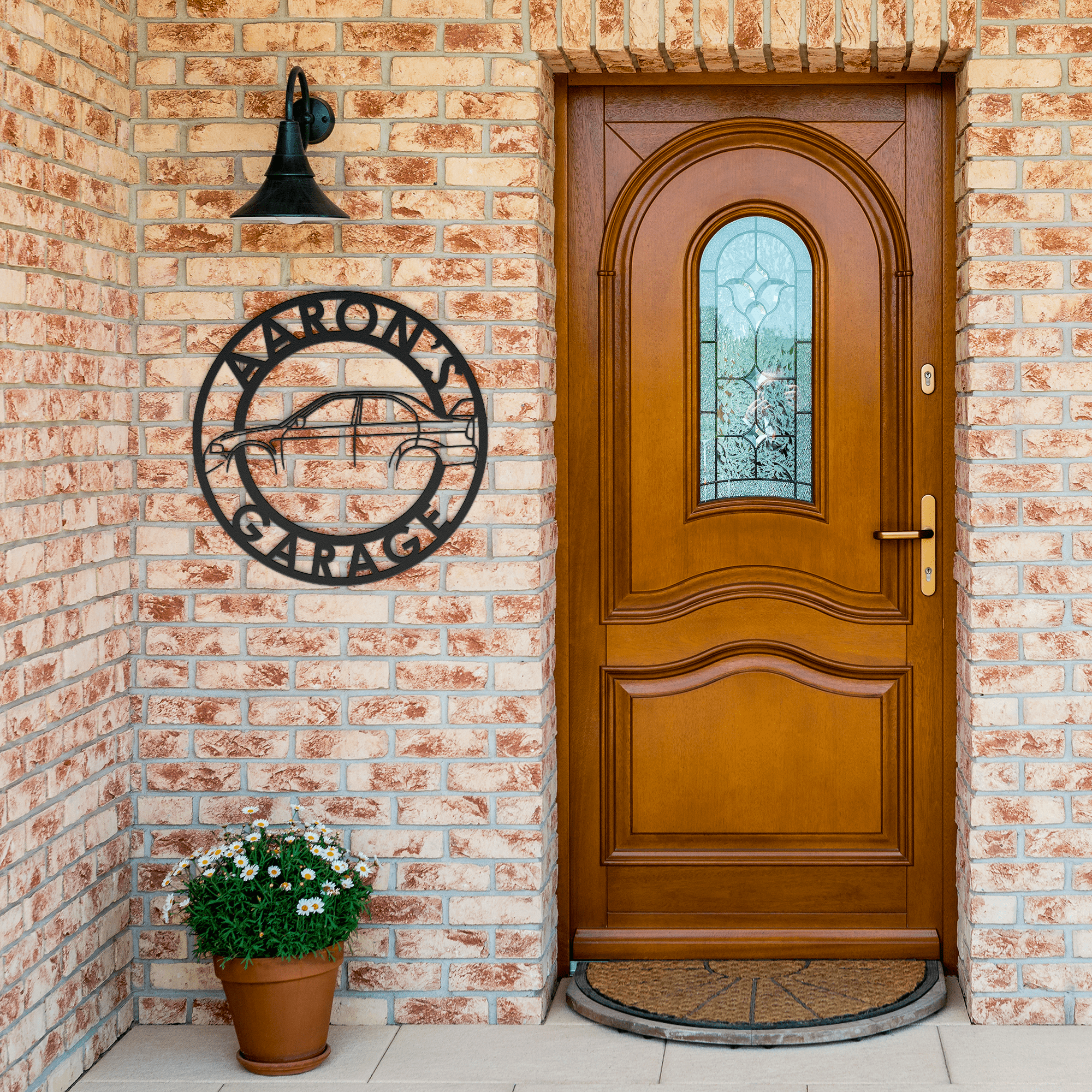 Personalized EVO Garage Metal Sign - Cool Metal Signs