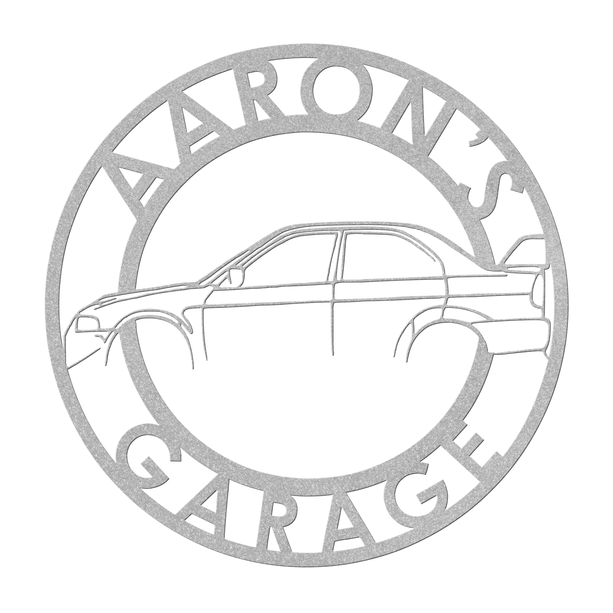Personalized EVO Garage Metal Sign - Cool Metal Signs