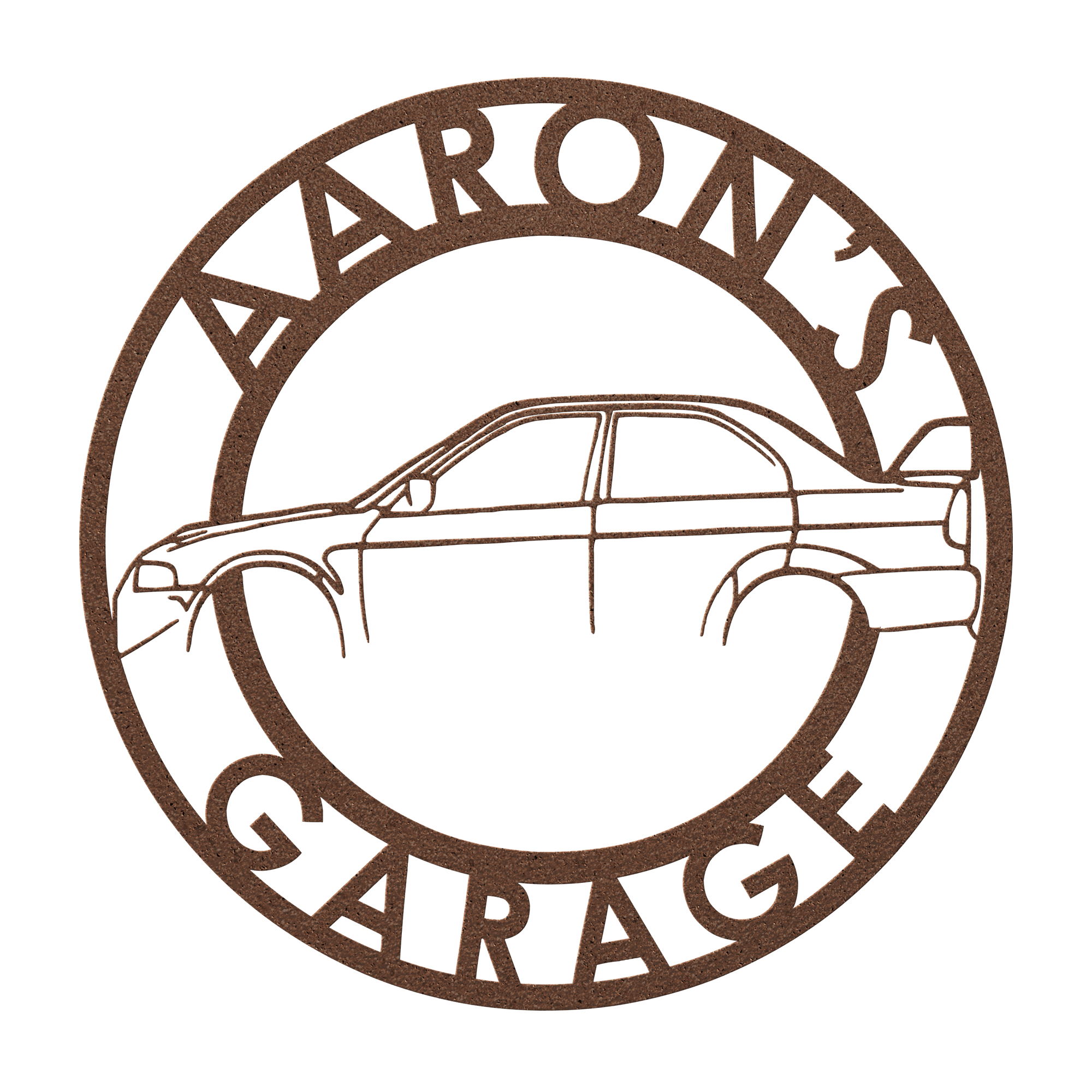 Personalized EVO Garage Metal Sign - Cool Metal Signs