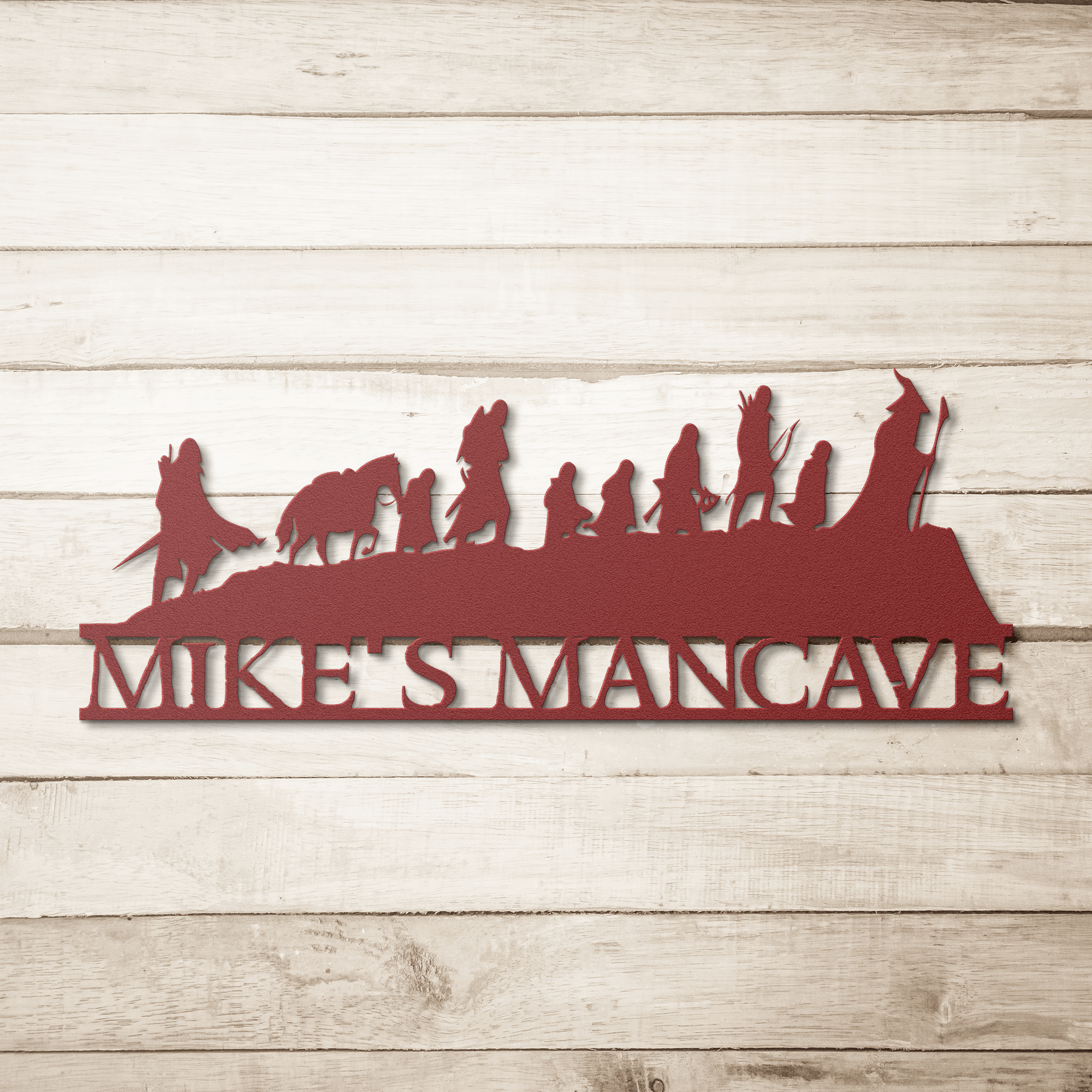 Personalized LOTR Metal Sign - Cool Metal Signs