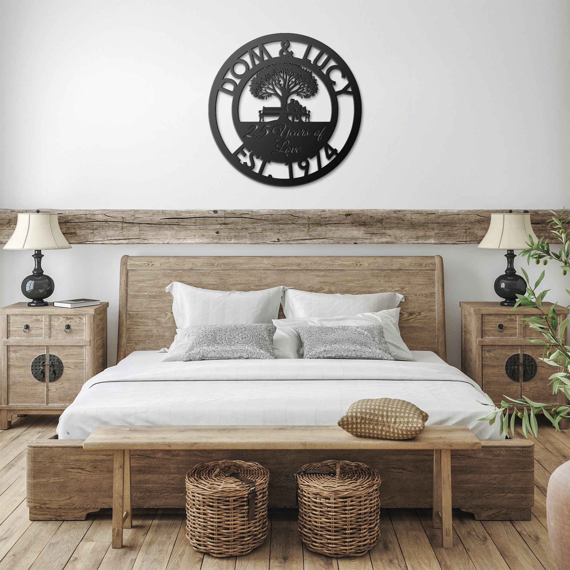 Personalized Loving Couple Sign - Cool Metal Signs