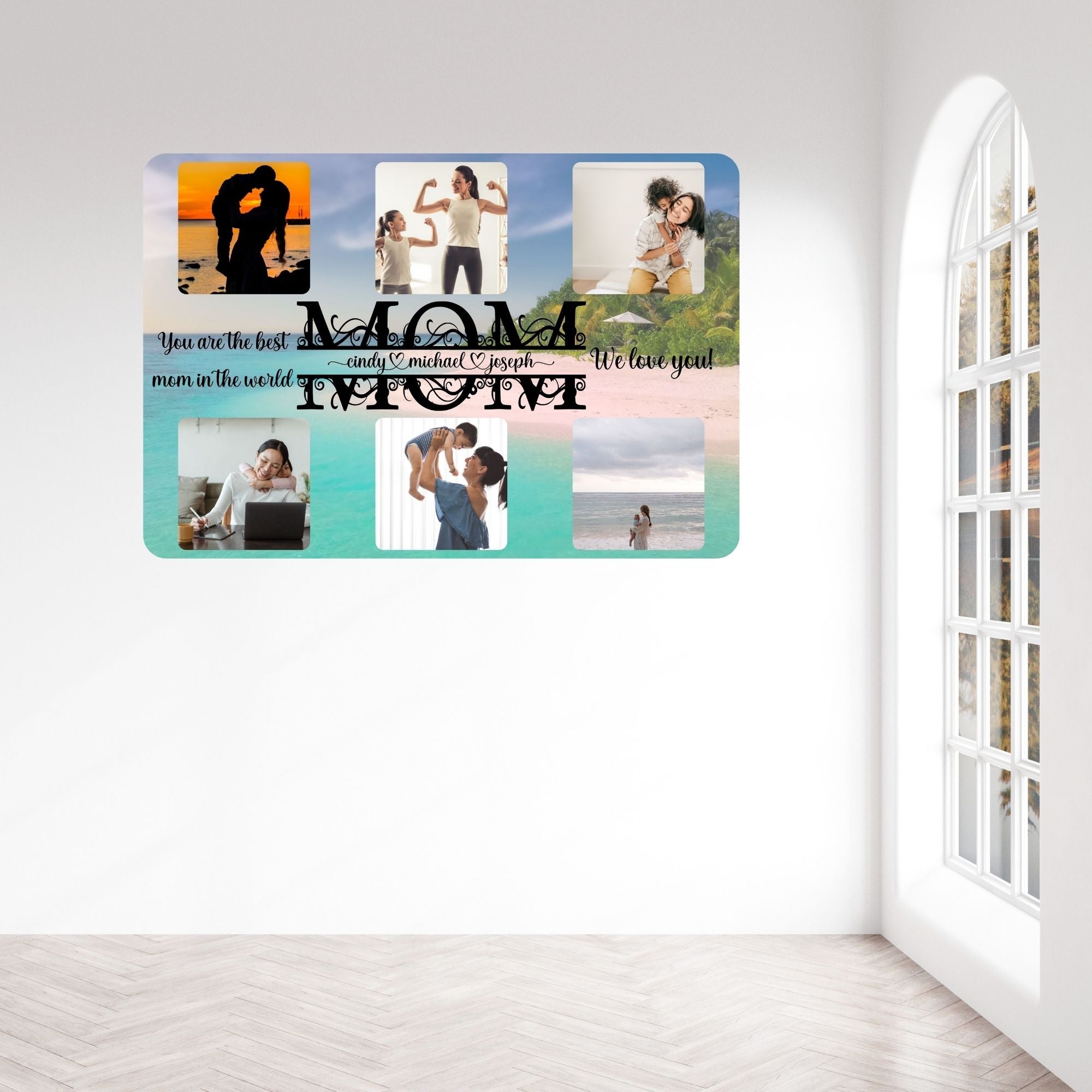 Personalized MOM High Definition Metal Print - Cool Metal Signs