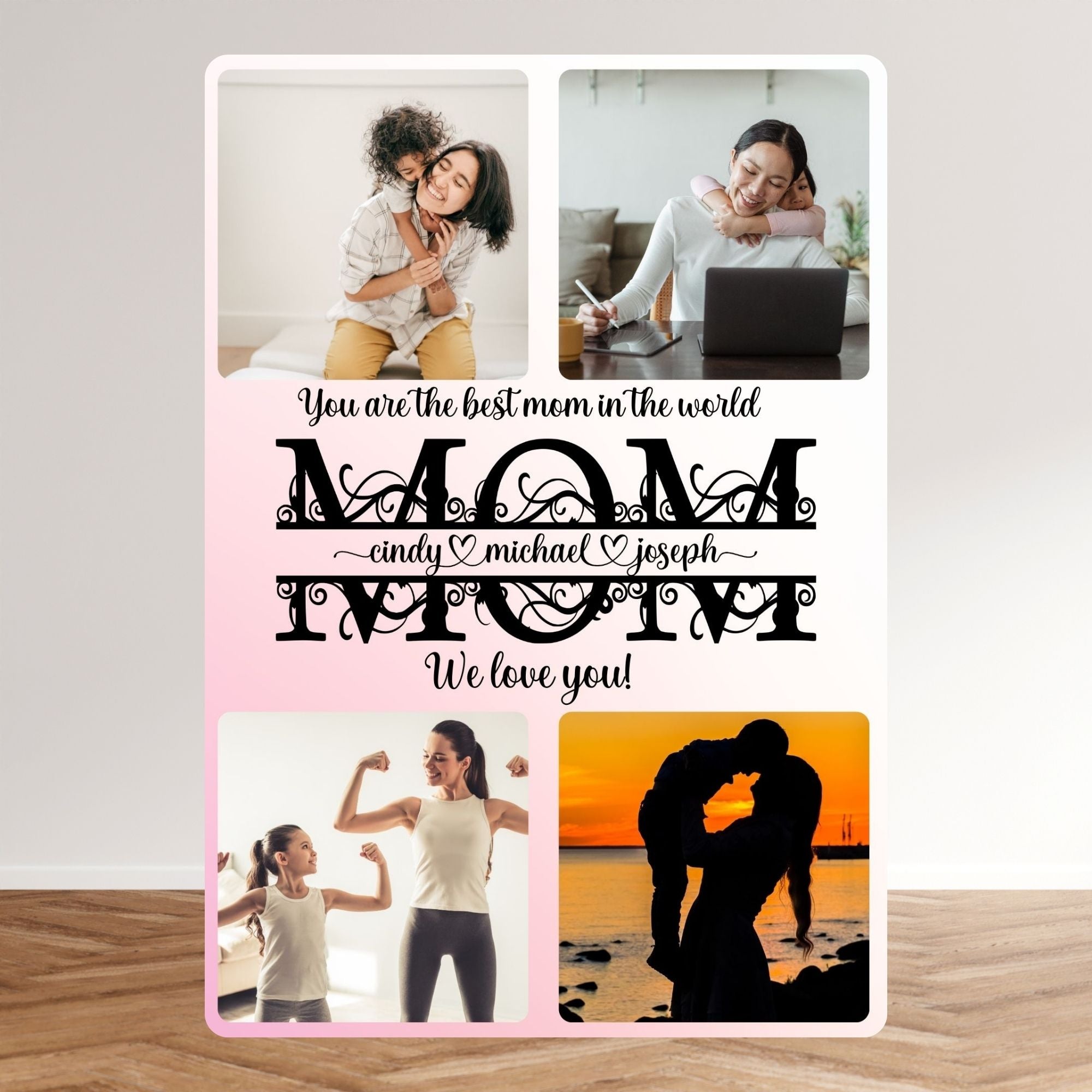 Personalized MOM High Definition Metal Print - Cool Metal Signs