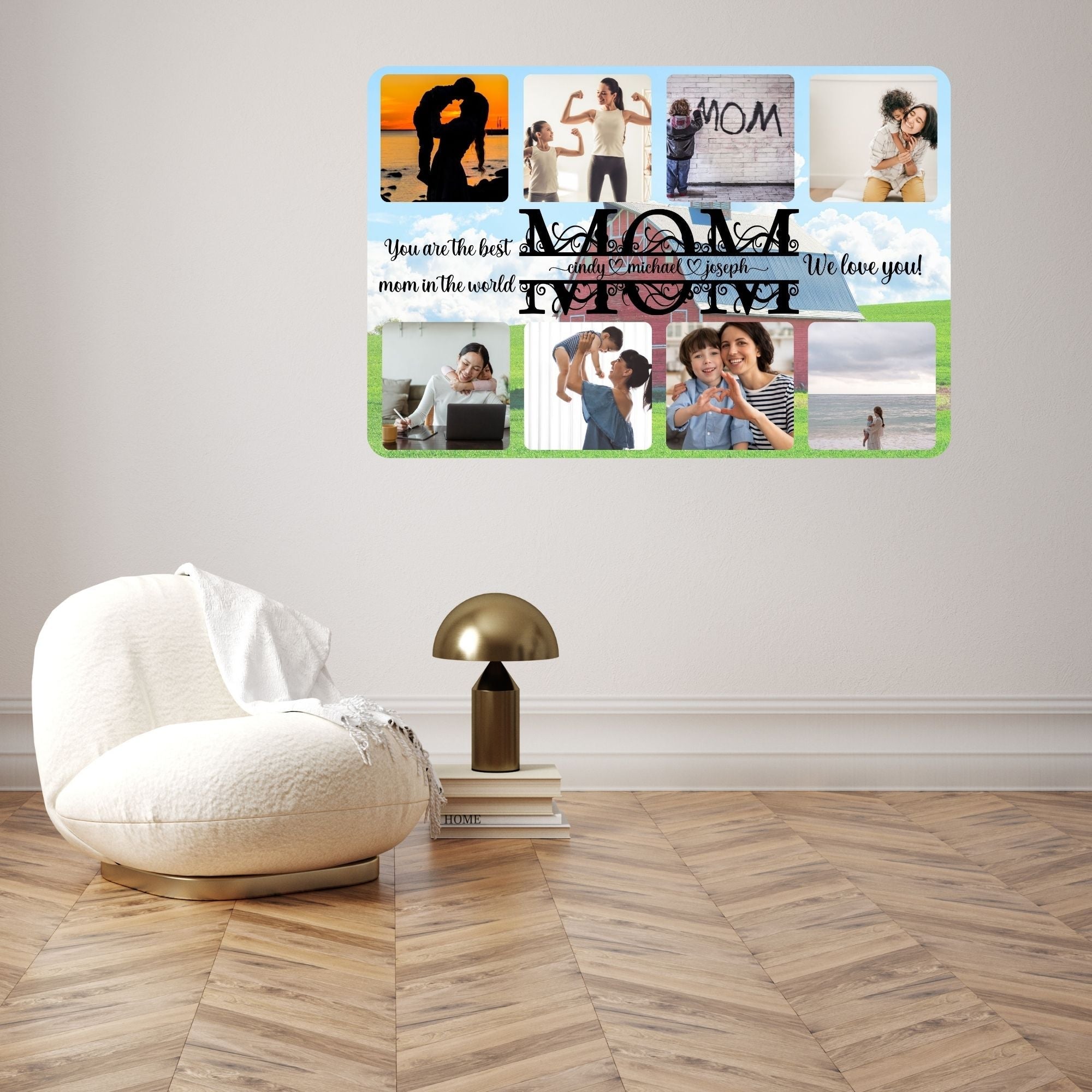 Personalized MOM High Definition Metal Print - Cool Metal Signs