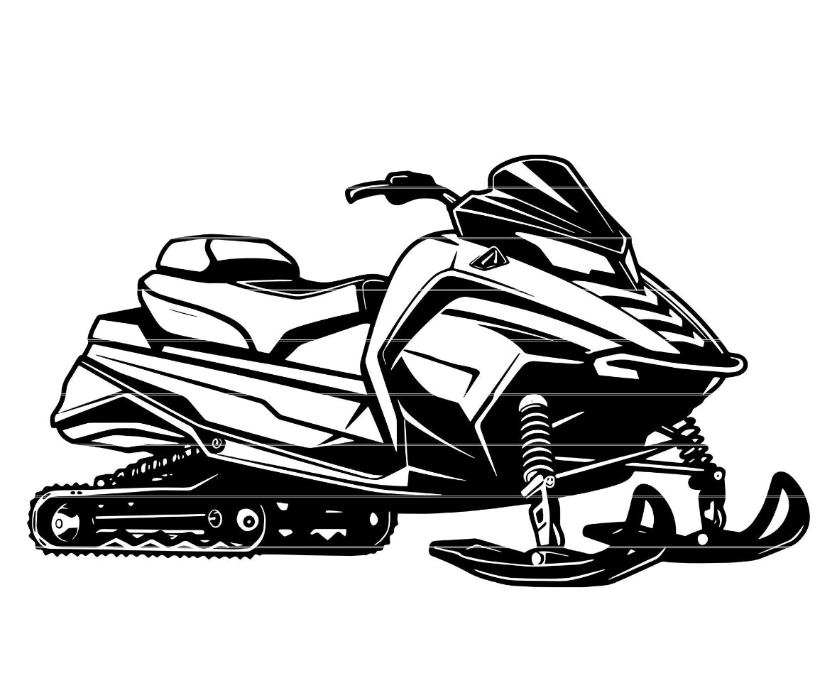 Personalized Snow Mobile Metal Sign - Cool Metal Signs