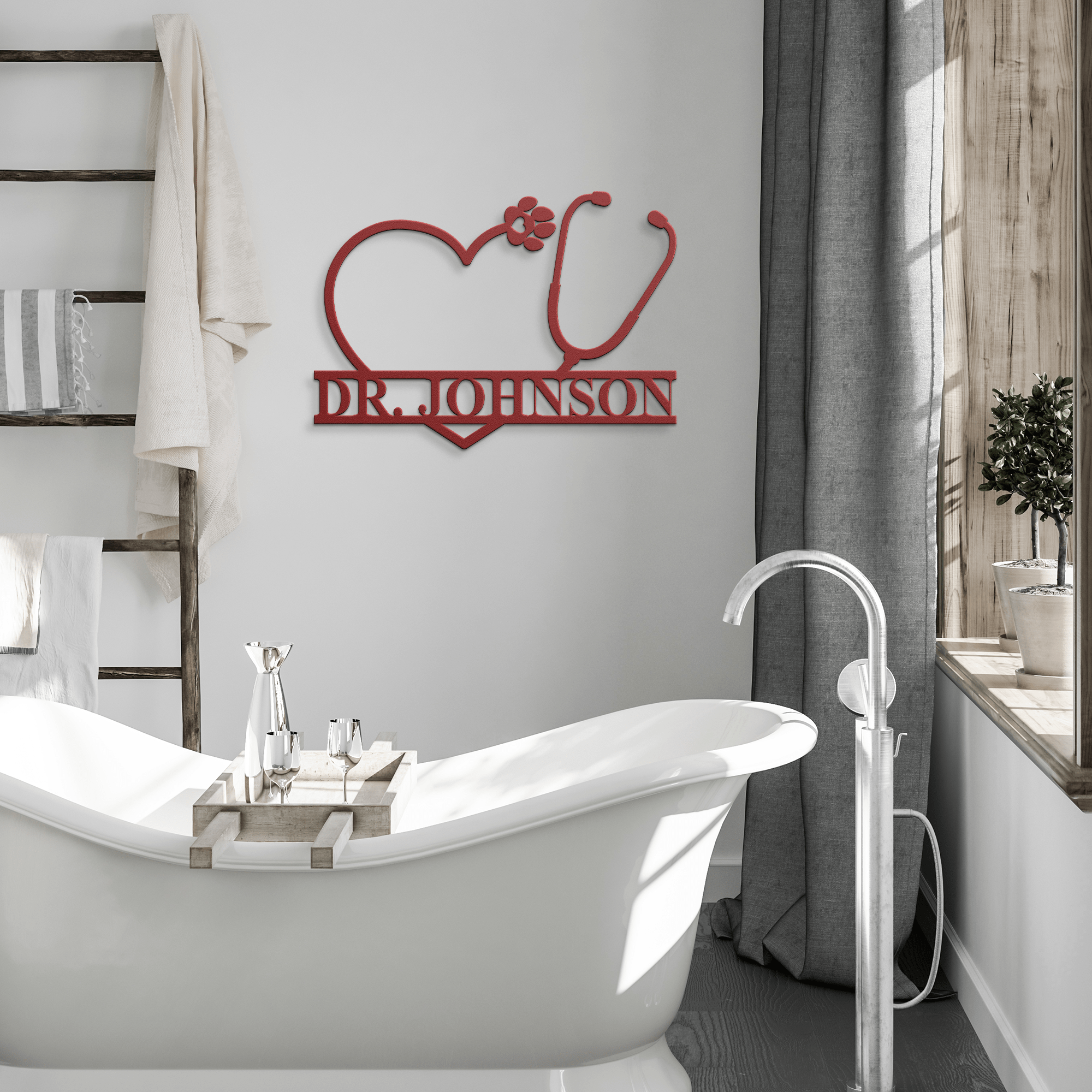 Personalized Veterinarian Sign - Cool Metal Signs