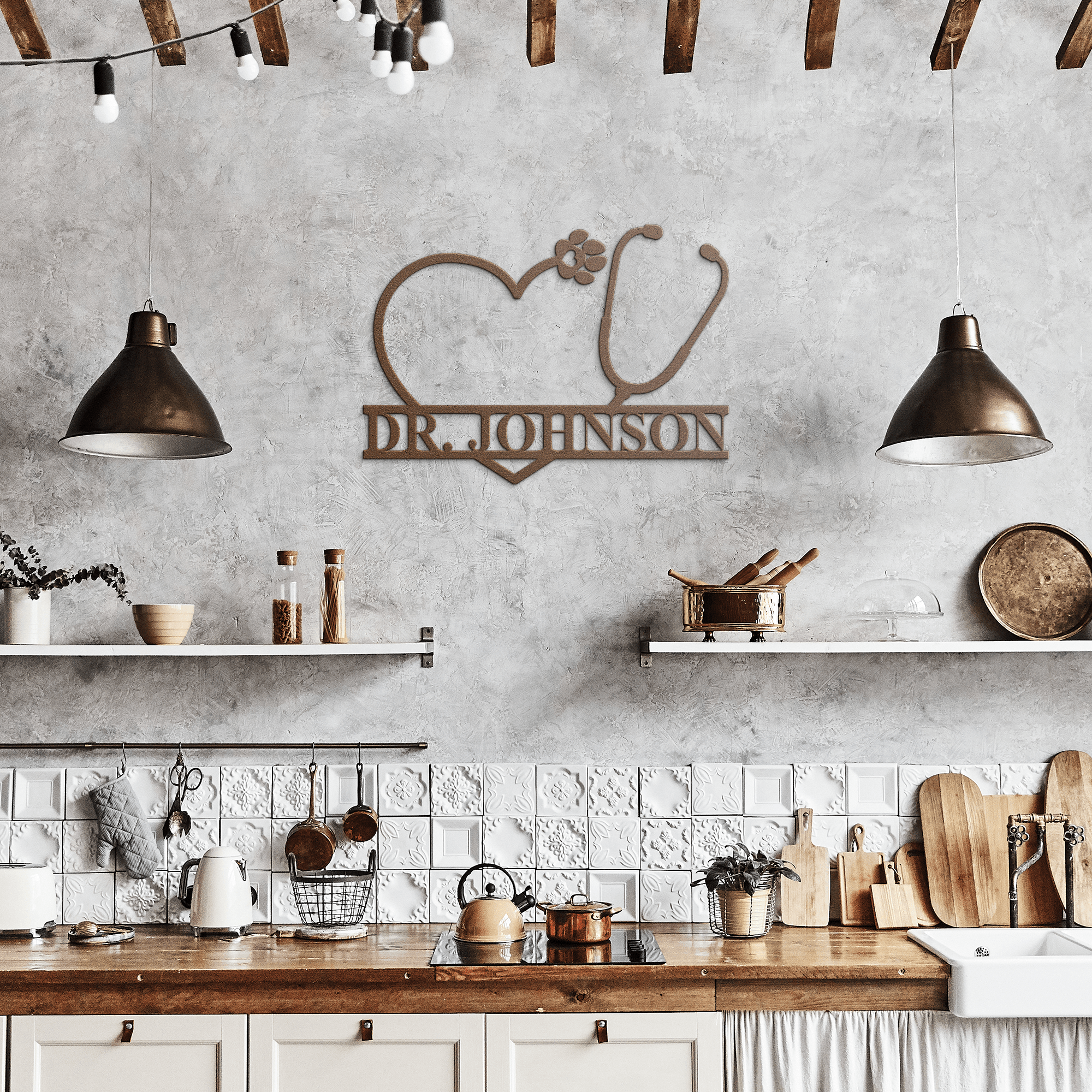 Personalized Veterinarian Sign - Cool Metal Signs