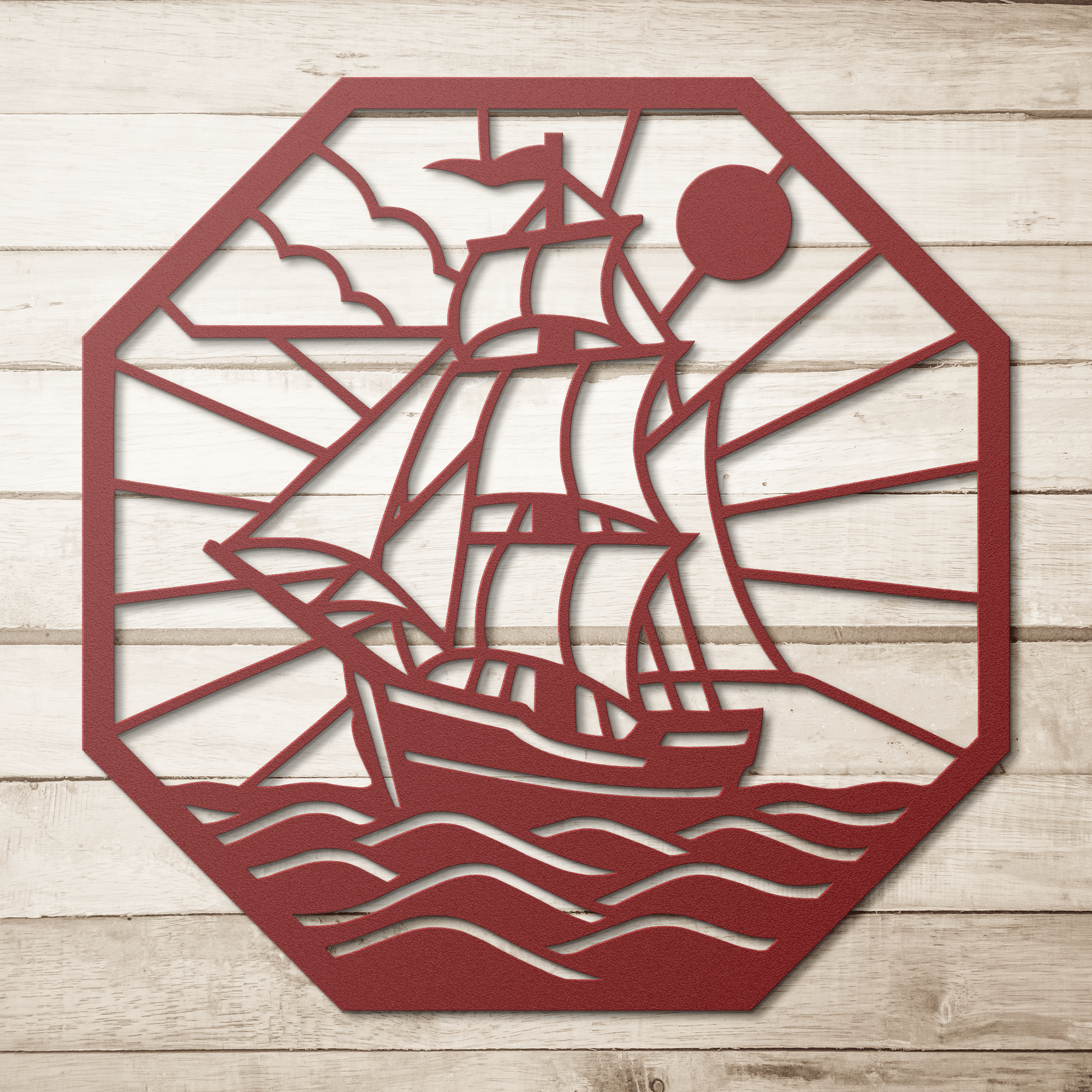 Pirate Ship Metal Sign - Cool Metal Signs