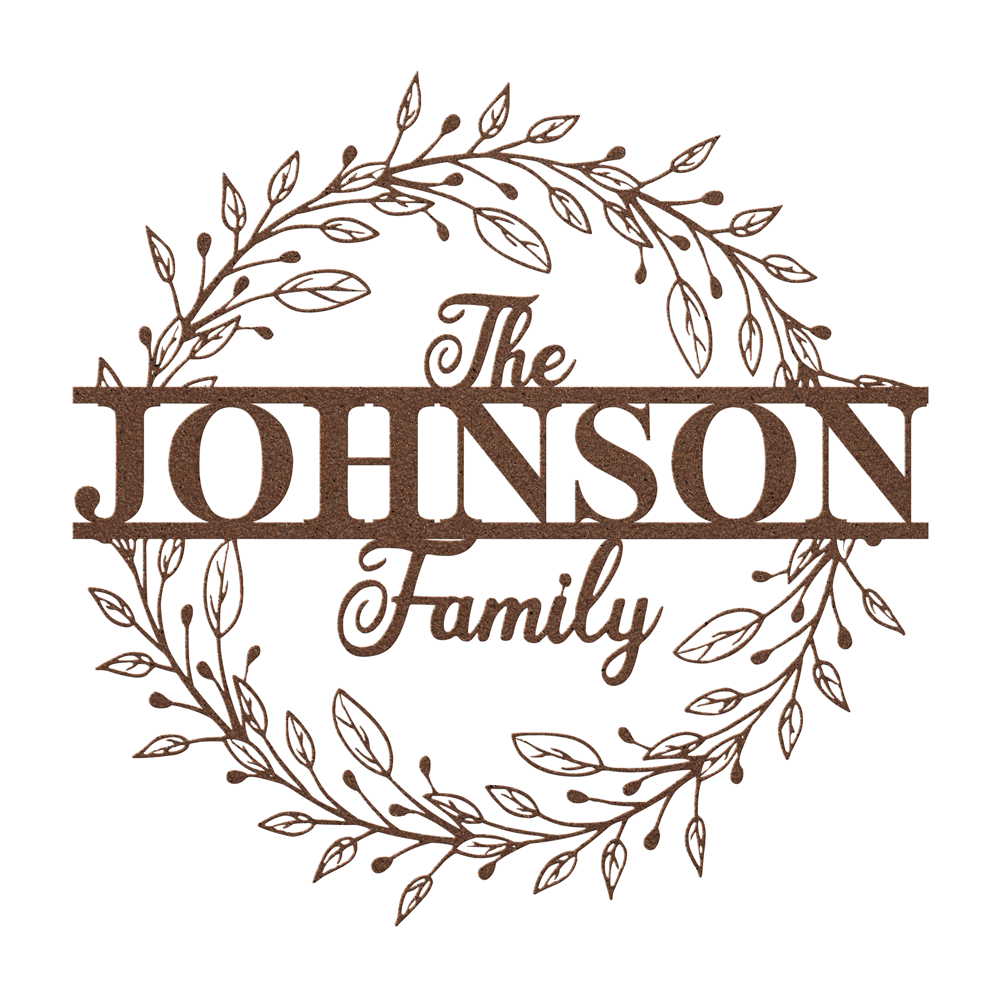 The Floral Family Metal Sign - Cool Metal Signs