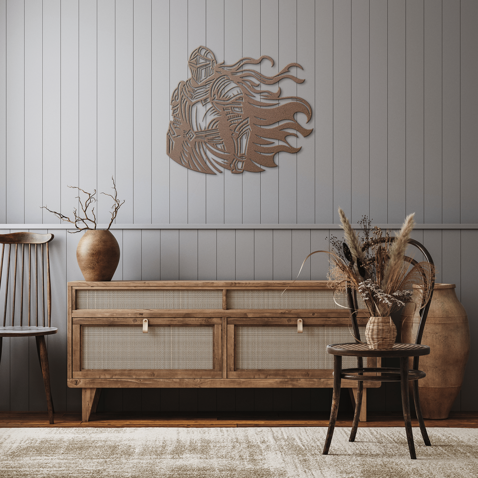 The Knight Metal Sign - Cool Metal Signs