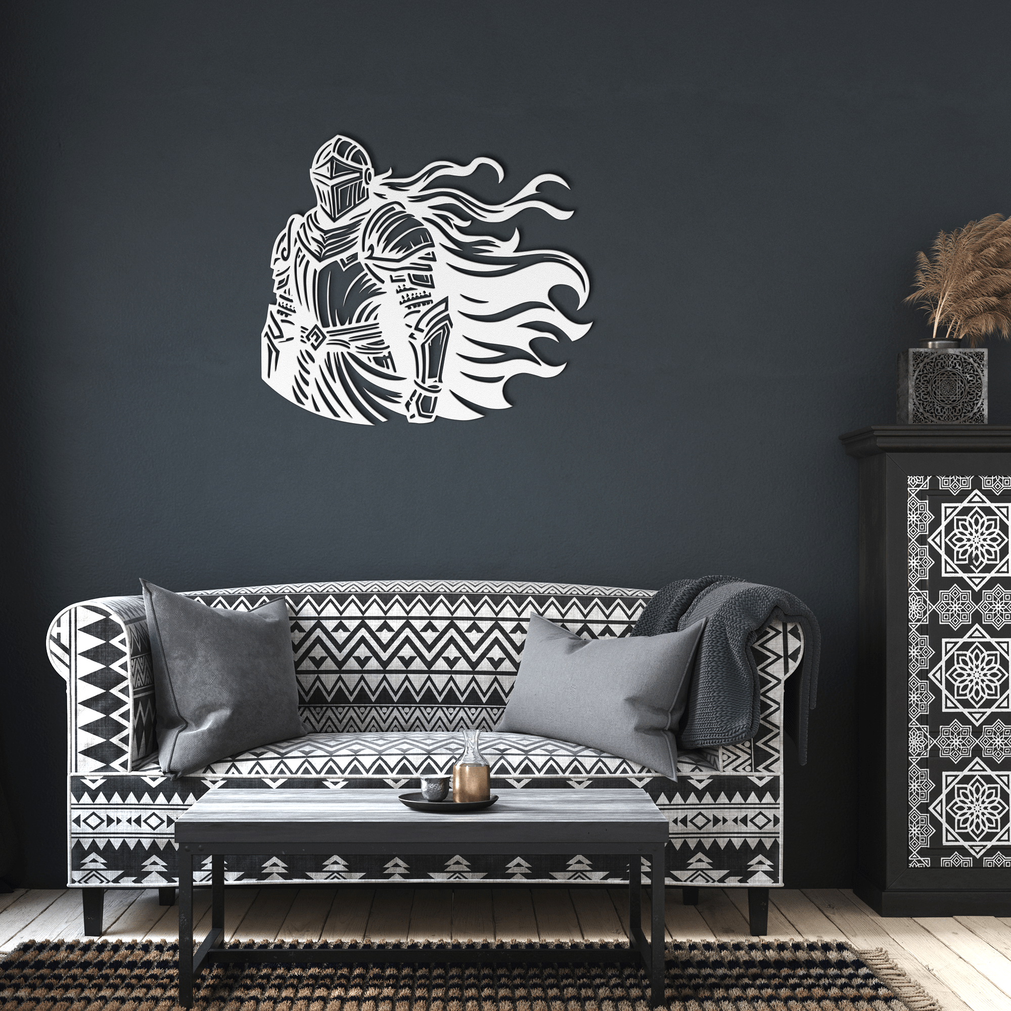 The Knight Metal Sign - Cool Metal Signs