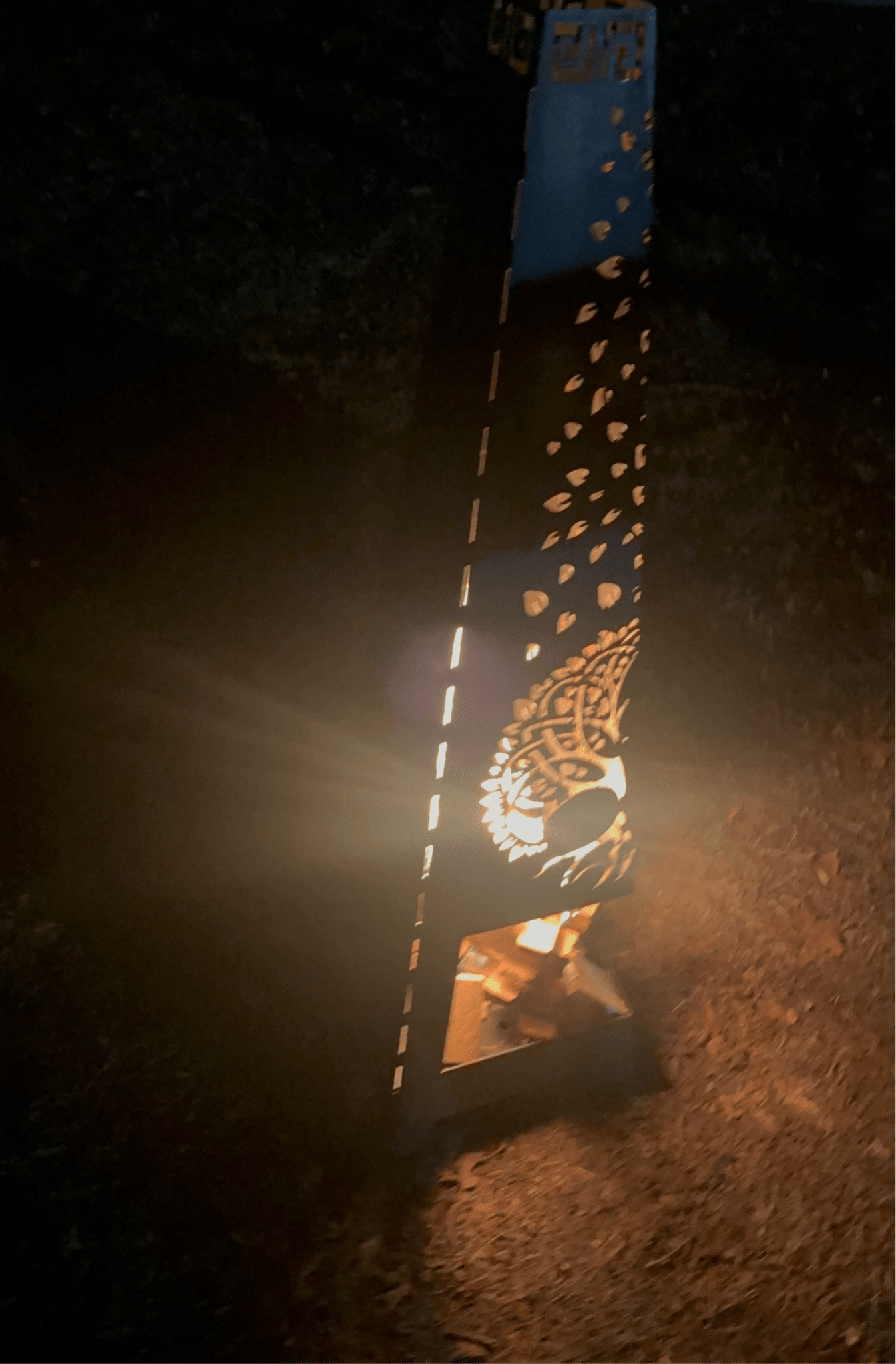 Tree of Life Fire Pit Chiminea - Cool Metal Signs