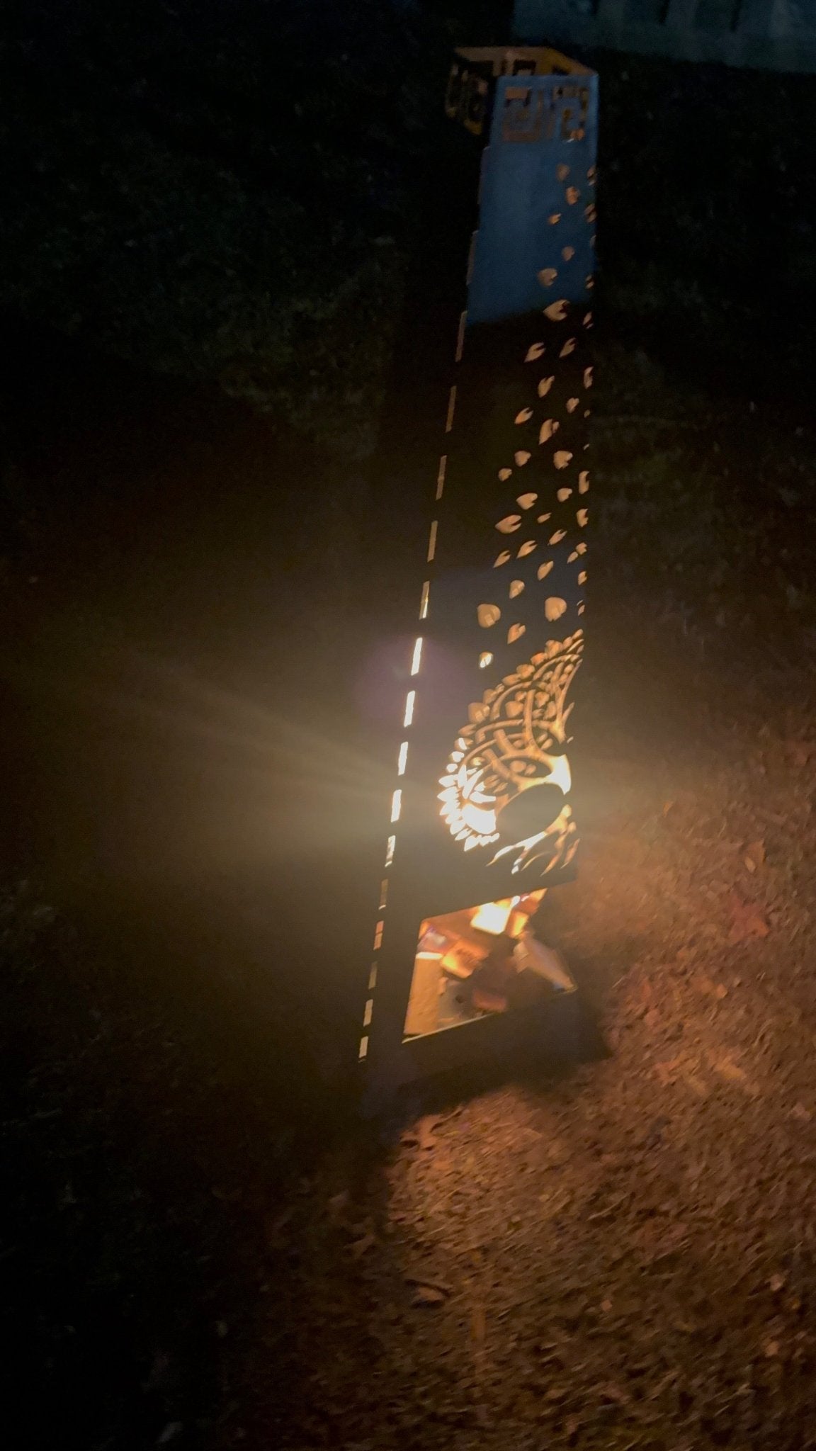 Tree of Life Fire Pit Chiminea - Cool Metal Signs