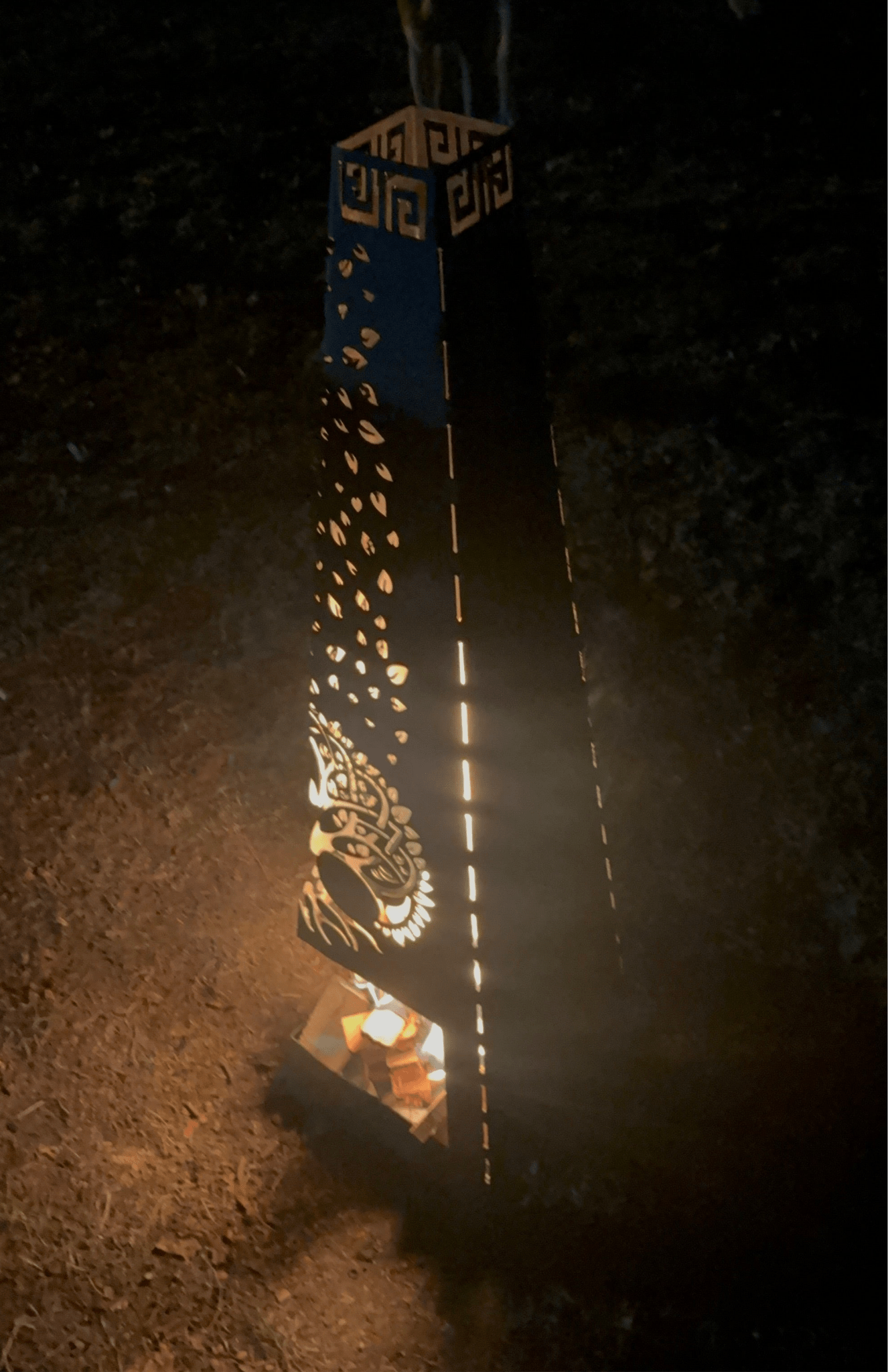 Tree of Life Fire Pit Chiminea - Cool Metal Signs