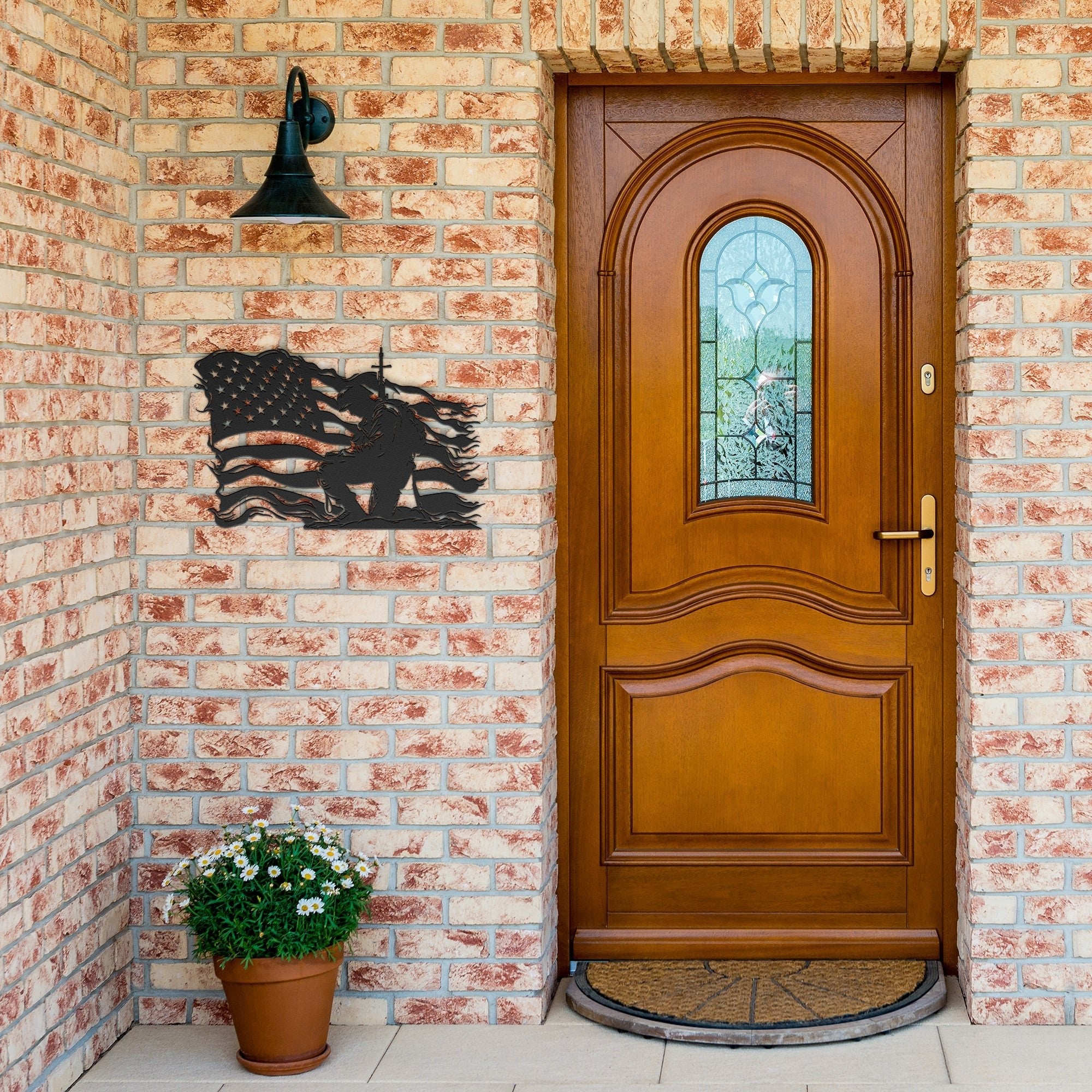 Veteran Flag Sign - Cool Metal Signs