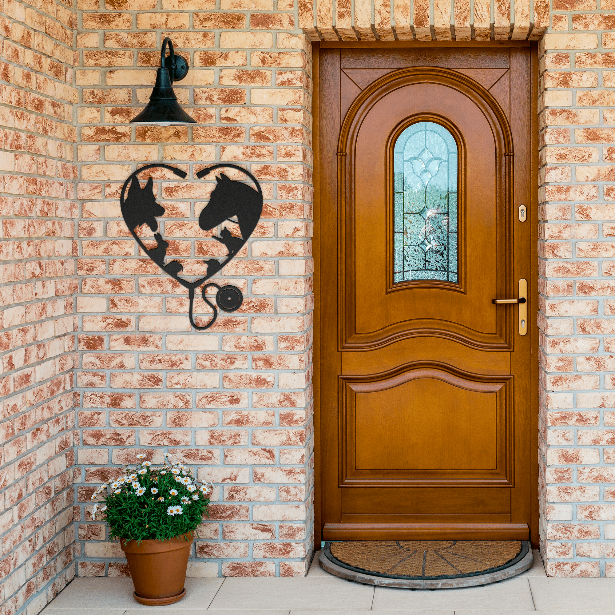 Veterinarian Heart Metal Sign - Cool Metal Signs