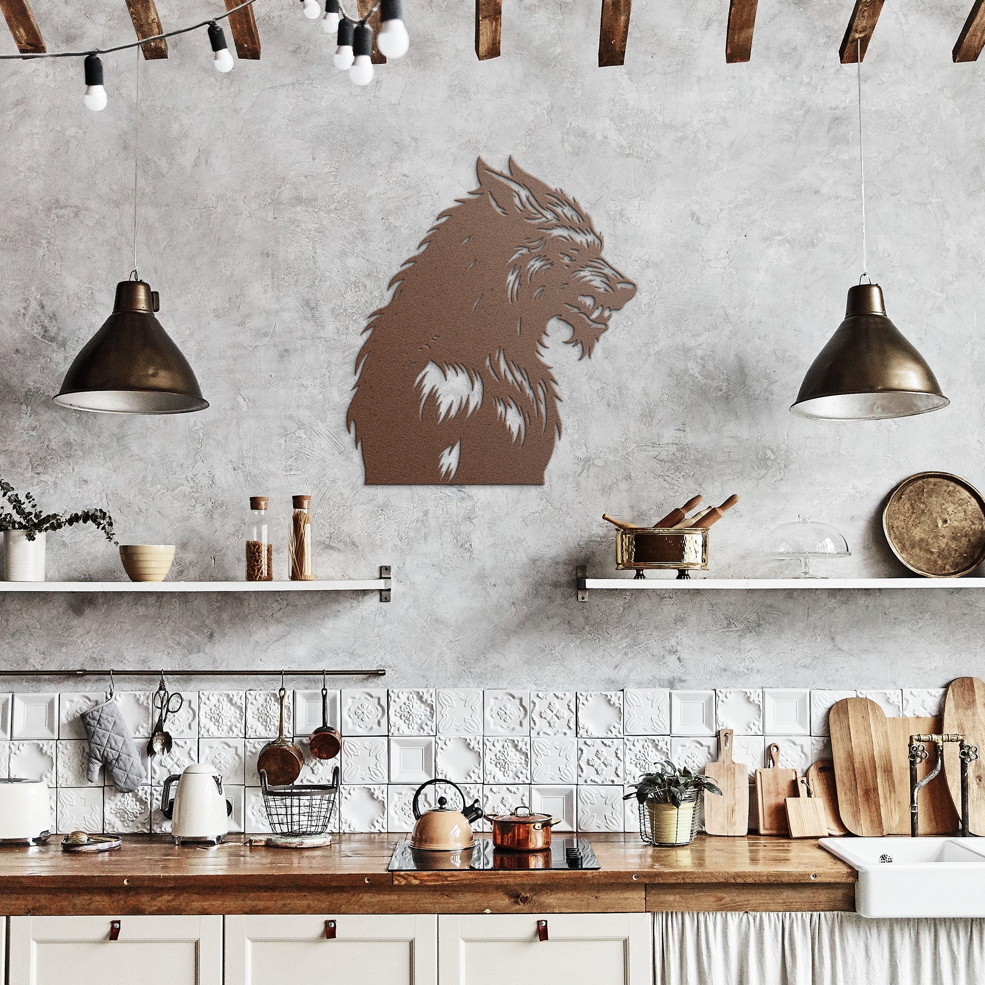 Werewolf Metal Sign - Cool Metal Signs