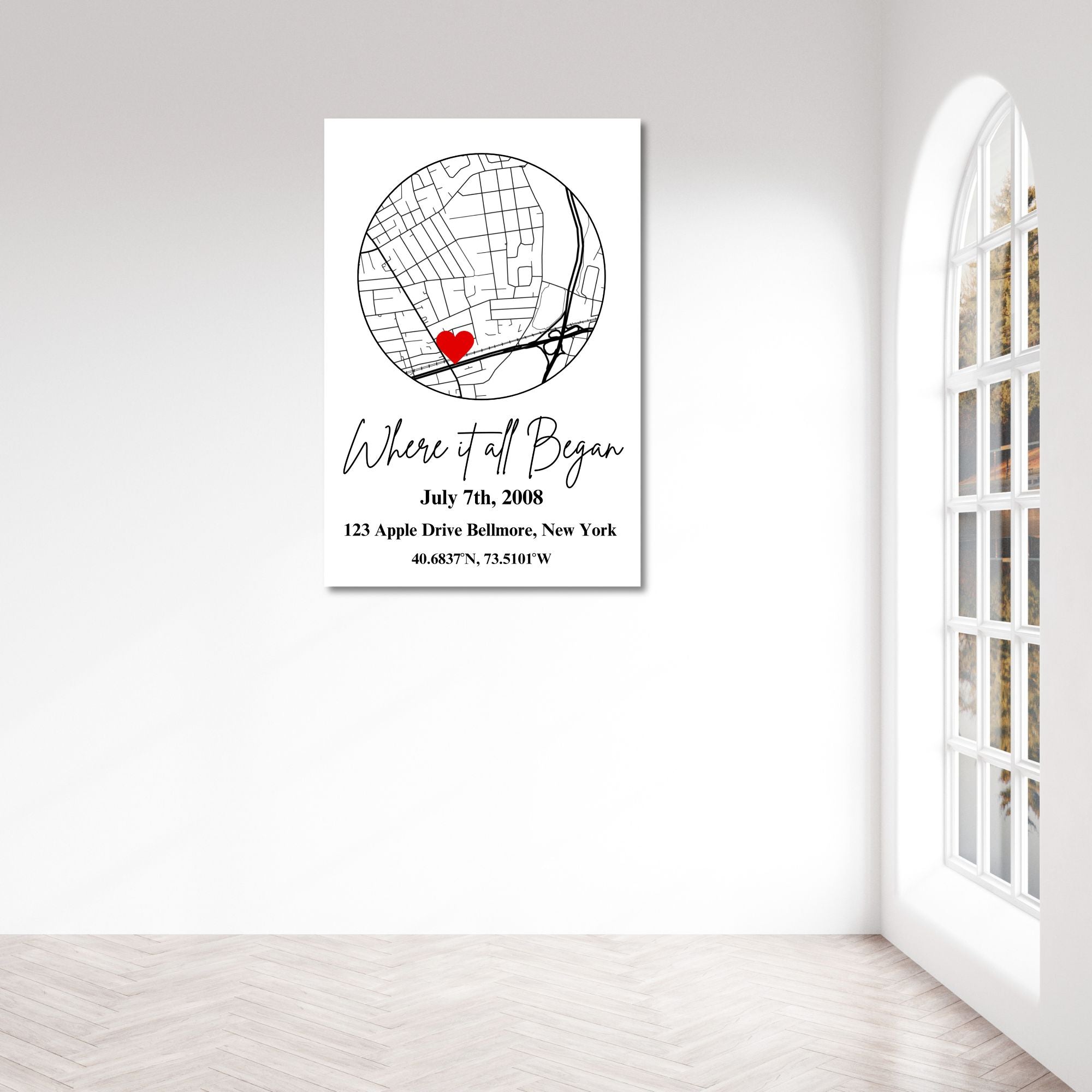 Where it all Began Personalized Metal Prints - Cool Metal Signs