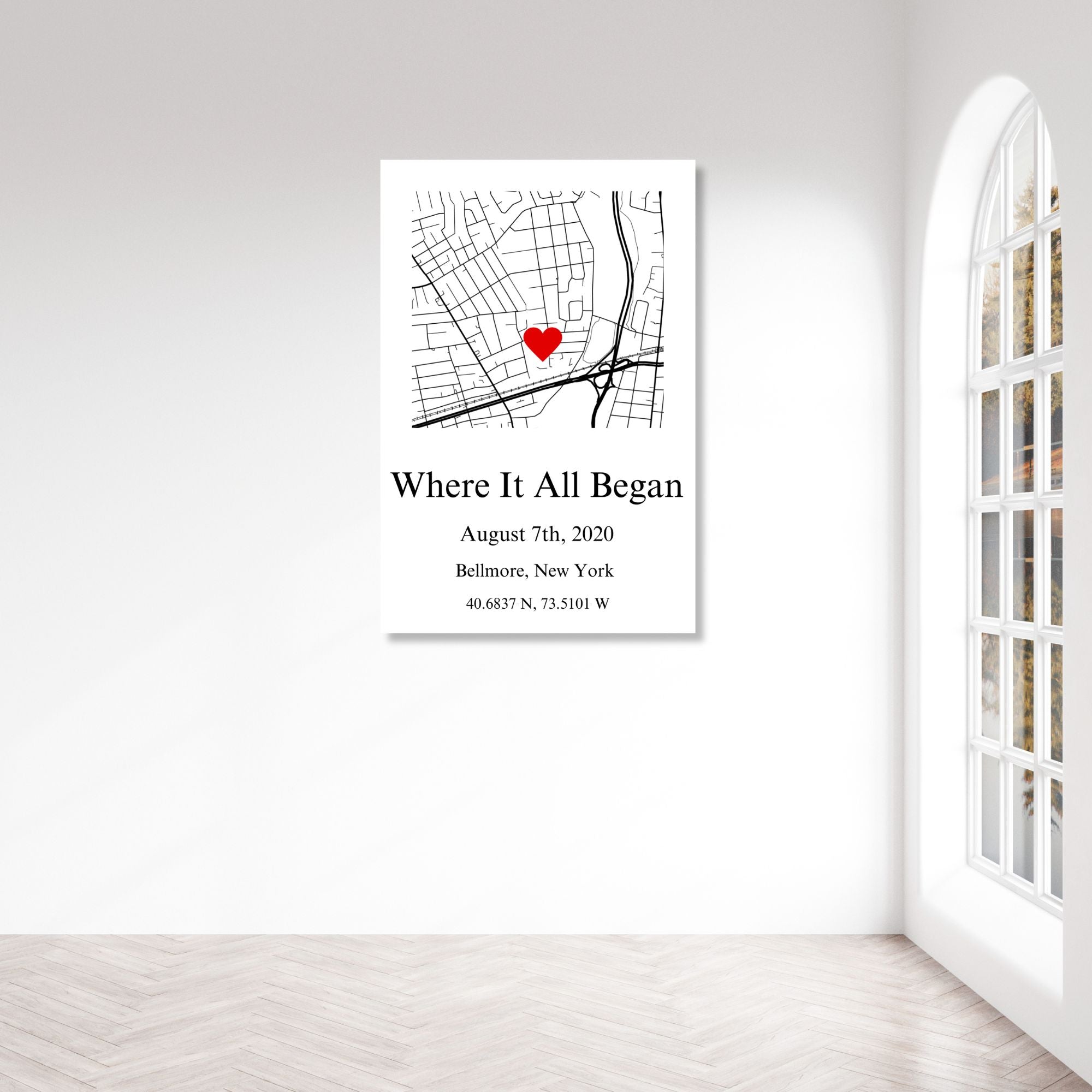 Where it all Began Personalized Metal Prints - Cool Metal Signs