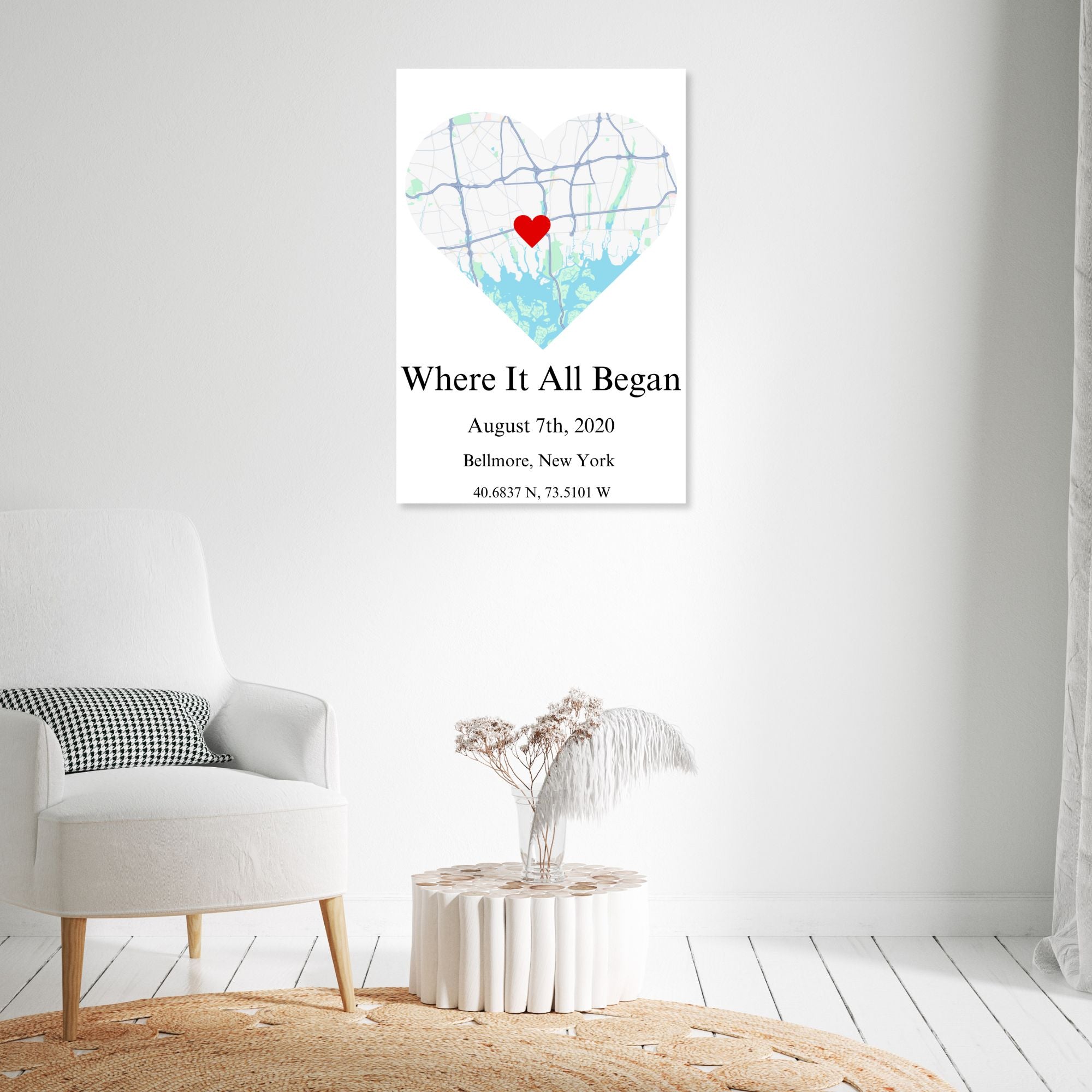 Where it all Began Personalized Metal Prints - Cool Metal Signs