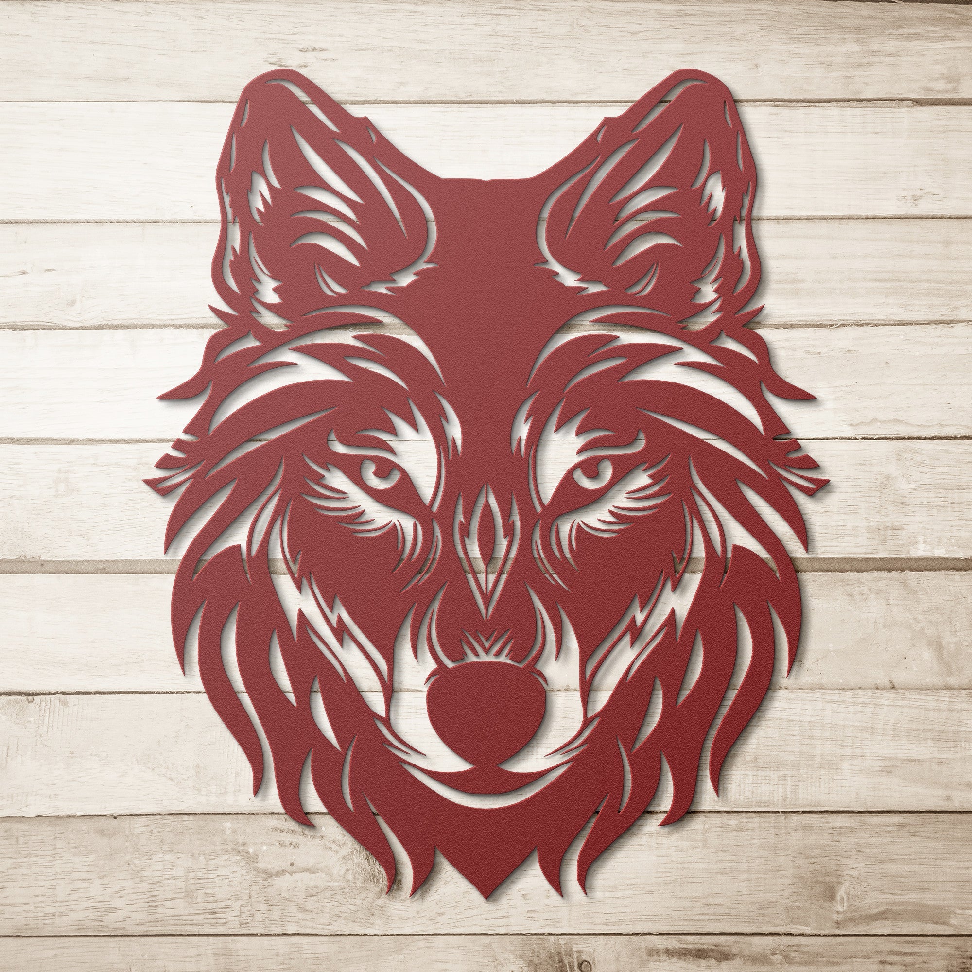 Wolf Metal Art - Cool Metal Signs