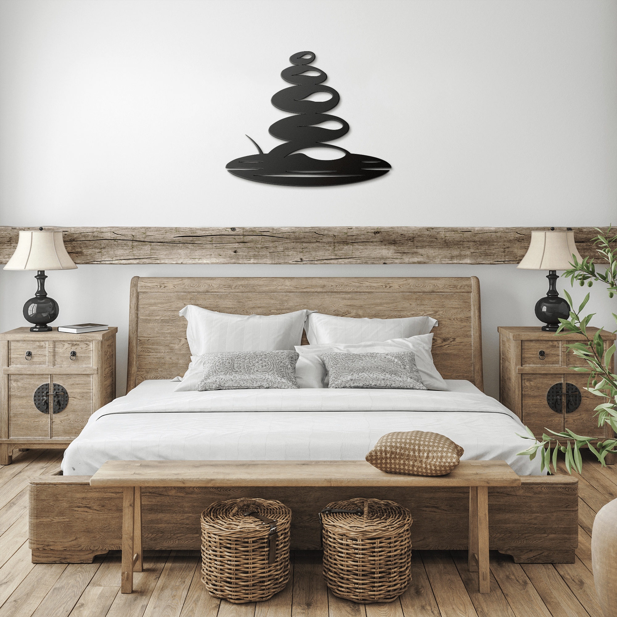 Zen Stones Metal Sign - Cool Metal Signs