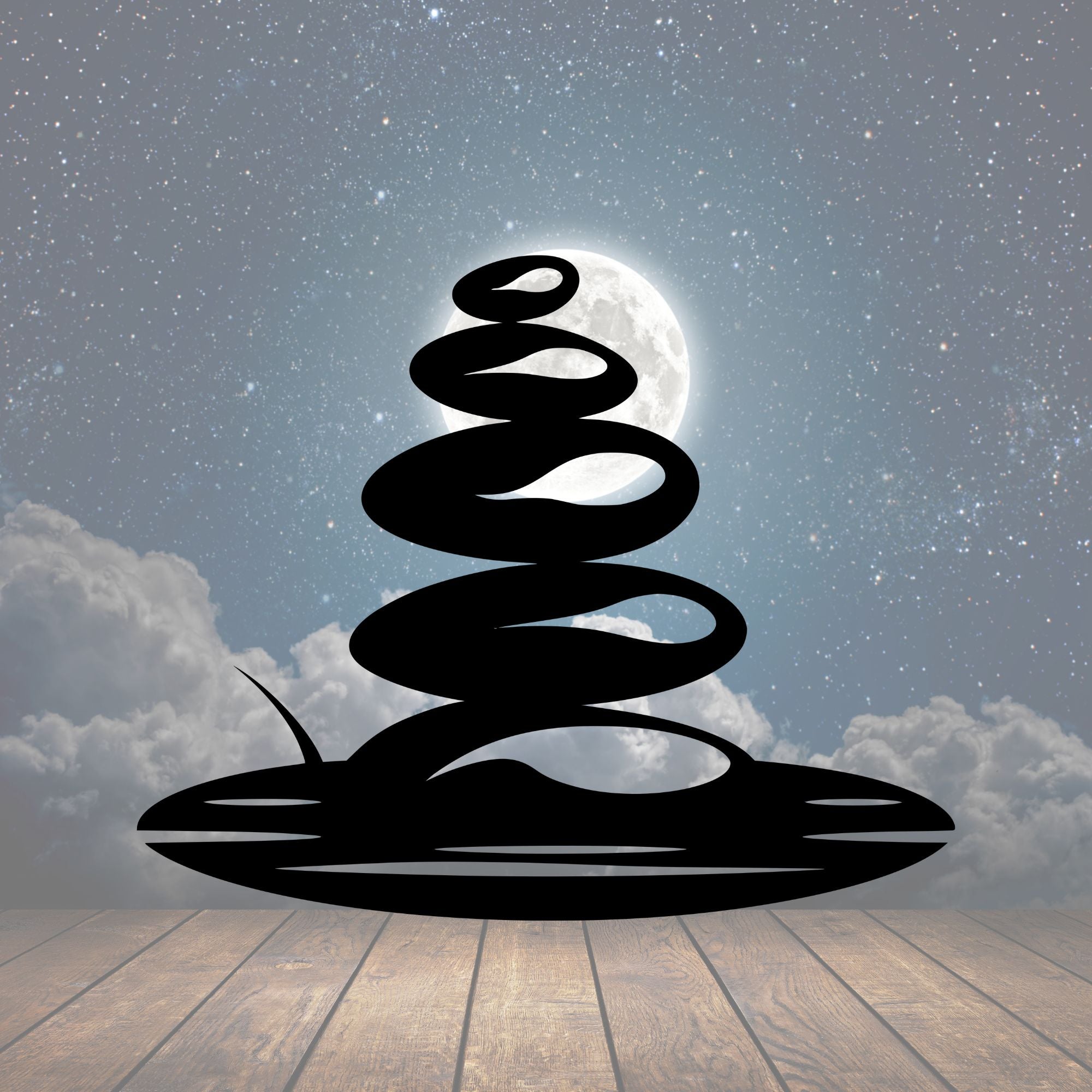 Zen Stones Metal Sign - Cool Metal Signs
