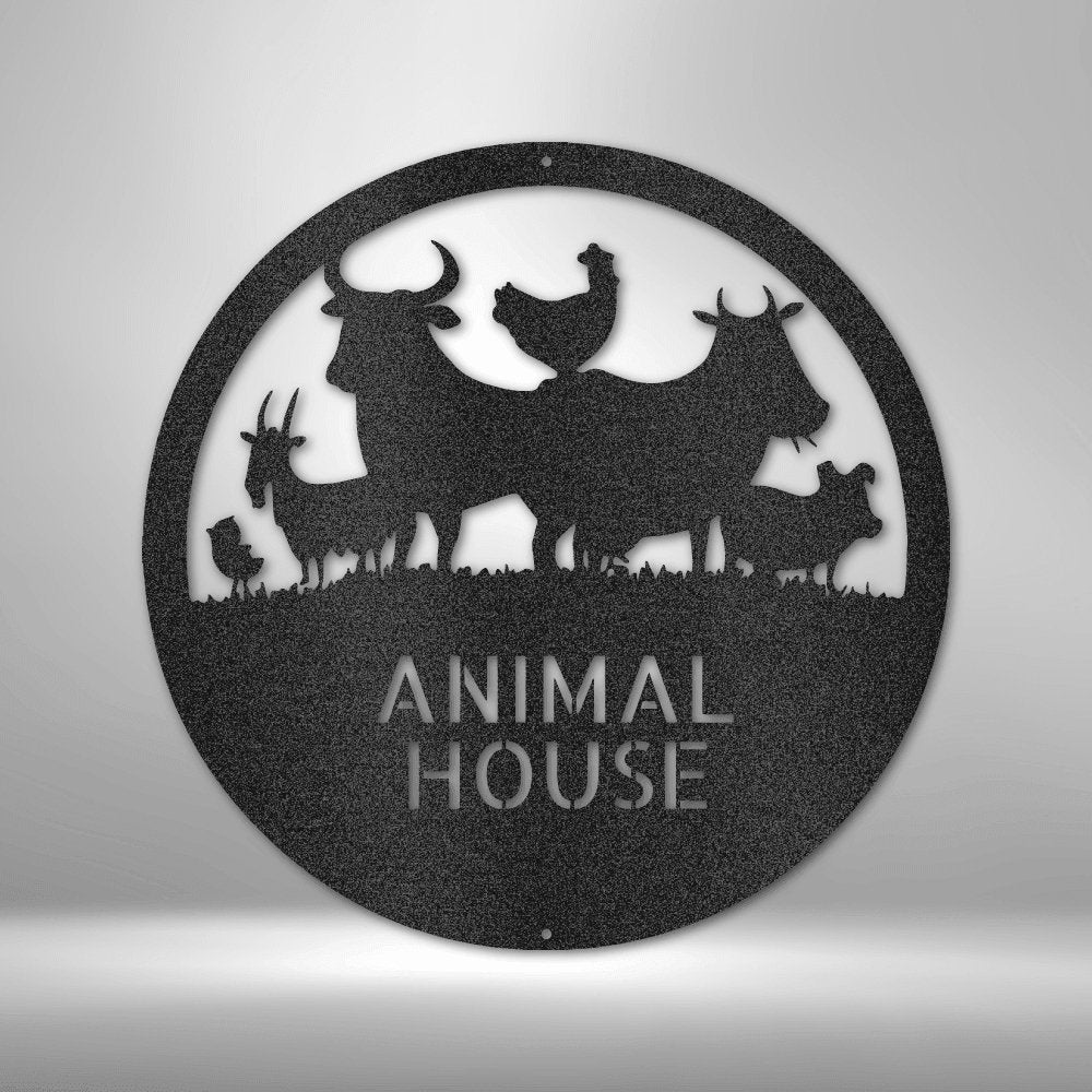 Animal House Monogram - Made in the USA - Cool Metal Signs