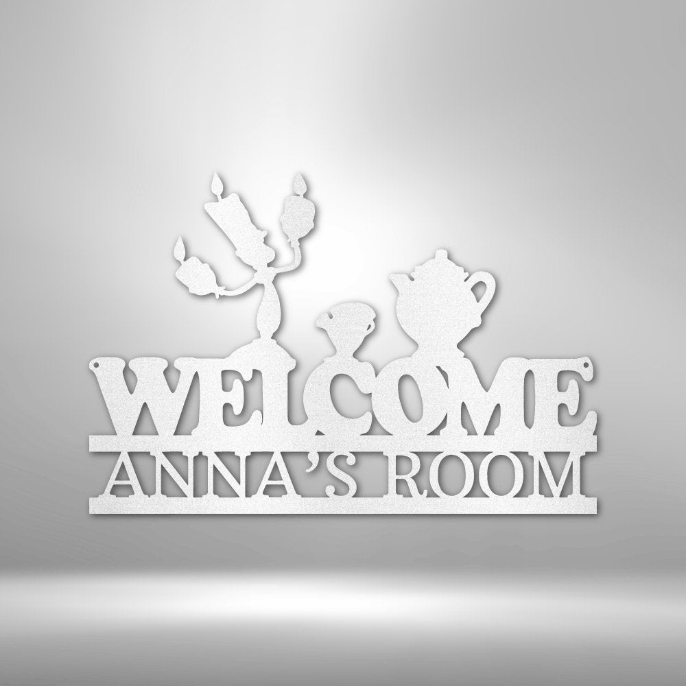 Be Our Guest Monogram - Steel Sign - Cool Metal Signs