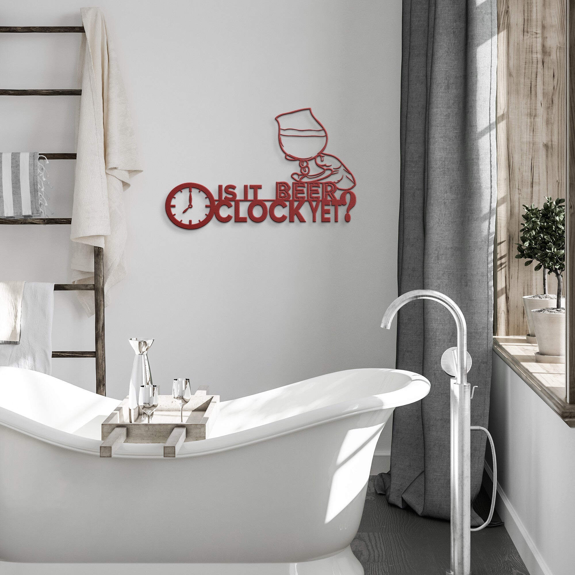 Beer O'clock Metal Sign - Cool Metal Signs