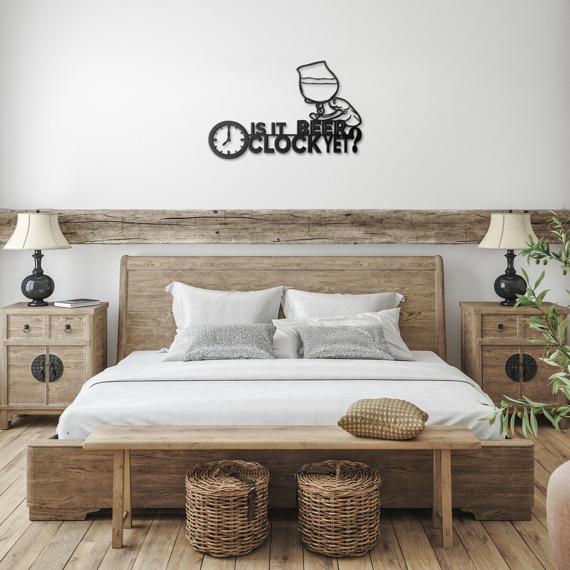 Beer O'clock Metal Sign - Cool Metal Signs