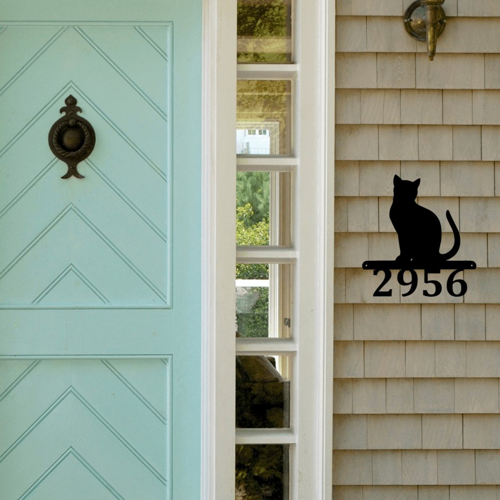 Cat Address - Cool Metal Signs