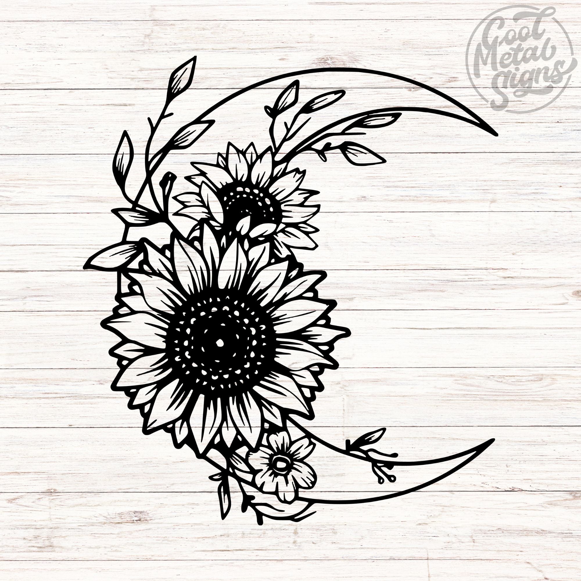 Daisy Moon Metal Sign - Cool Metal Signs