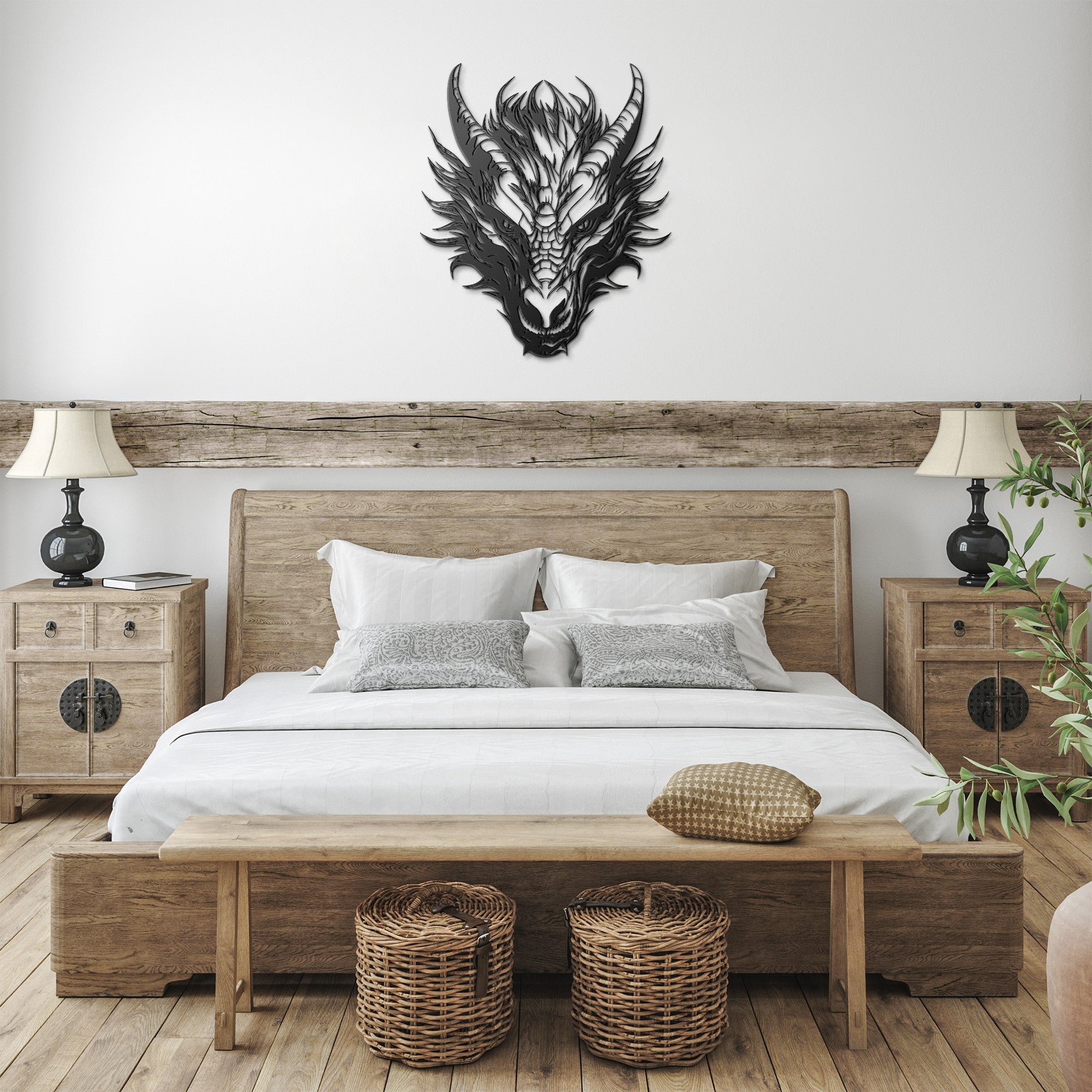 Dragon Head Sign - Cool Metal Signs