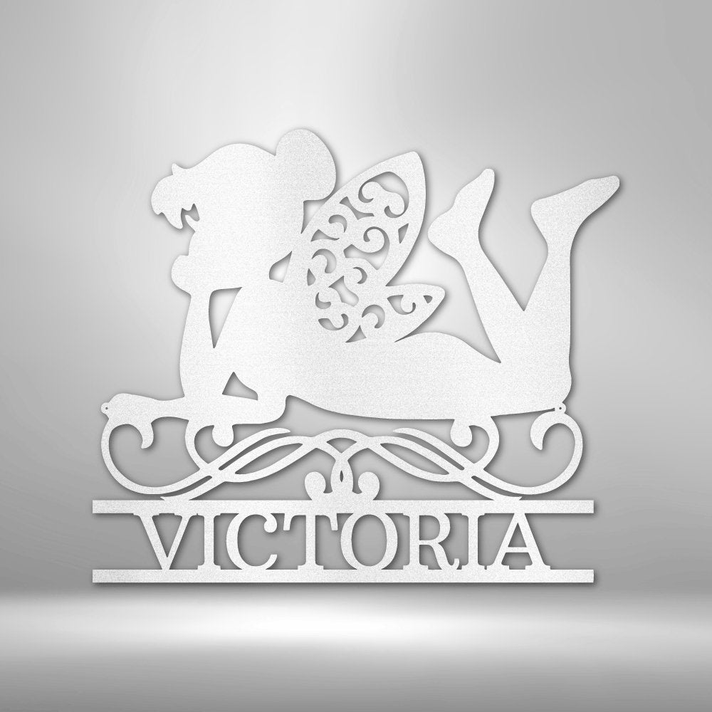 Fairy Monogram - Steel Sign - Cool Metal Signs