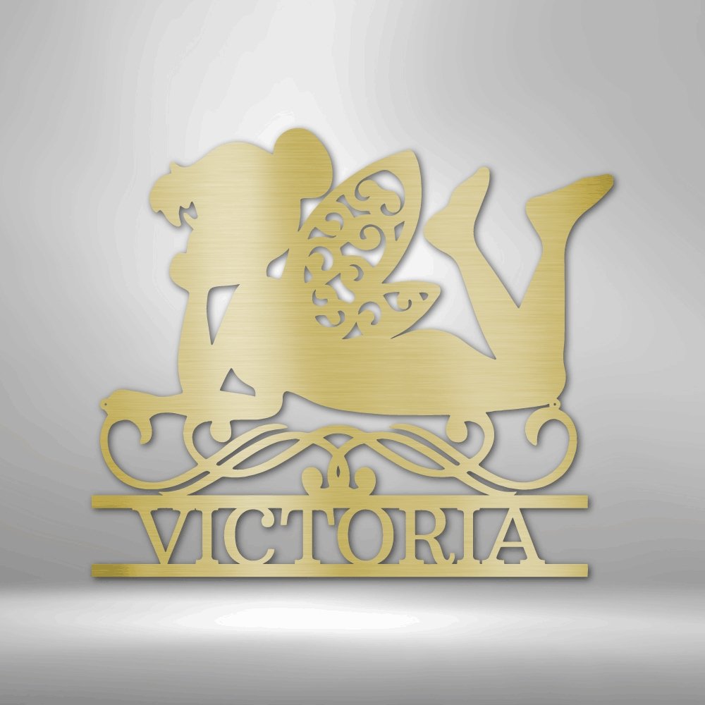 Fairy Monogram - Steel Sign - Cool Metal Signs