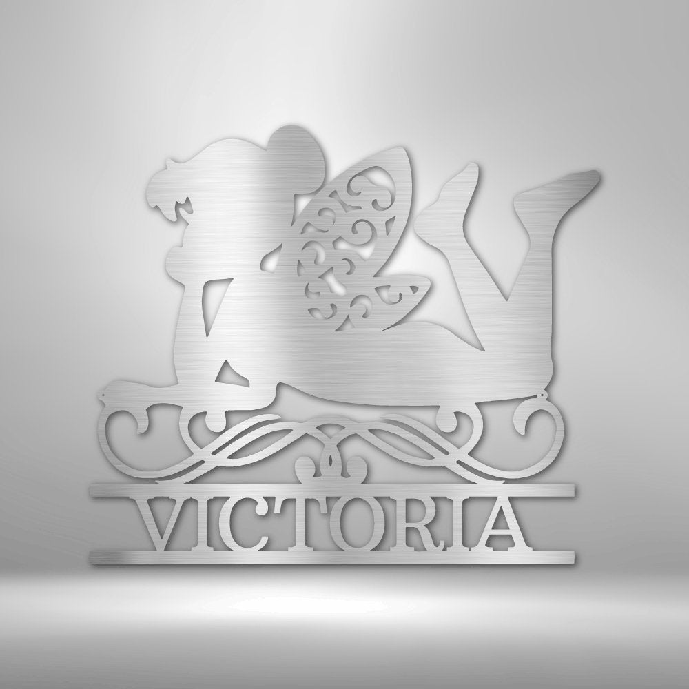 Fairy Monogram - Steel Sign - Cool Metal Signs