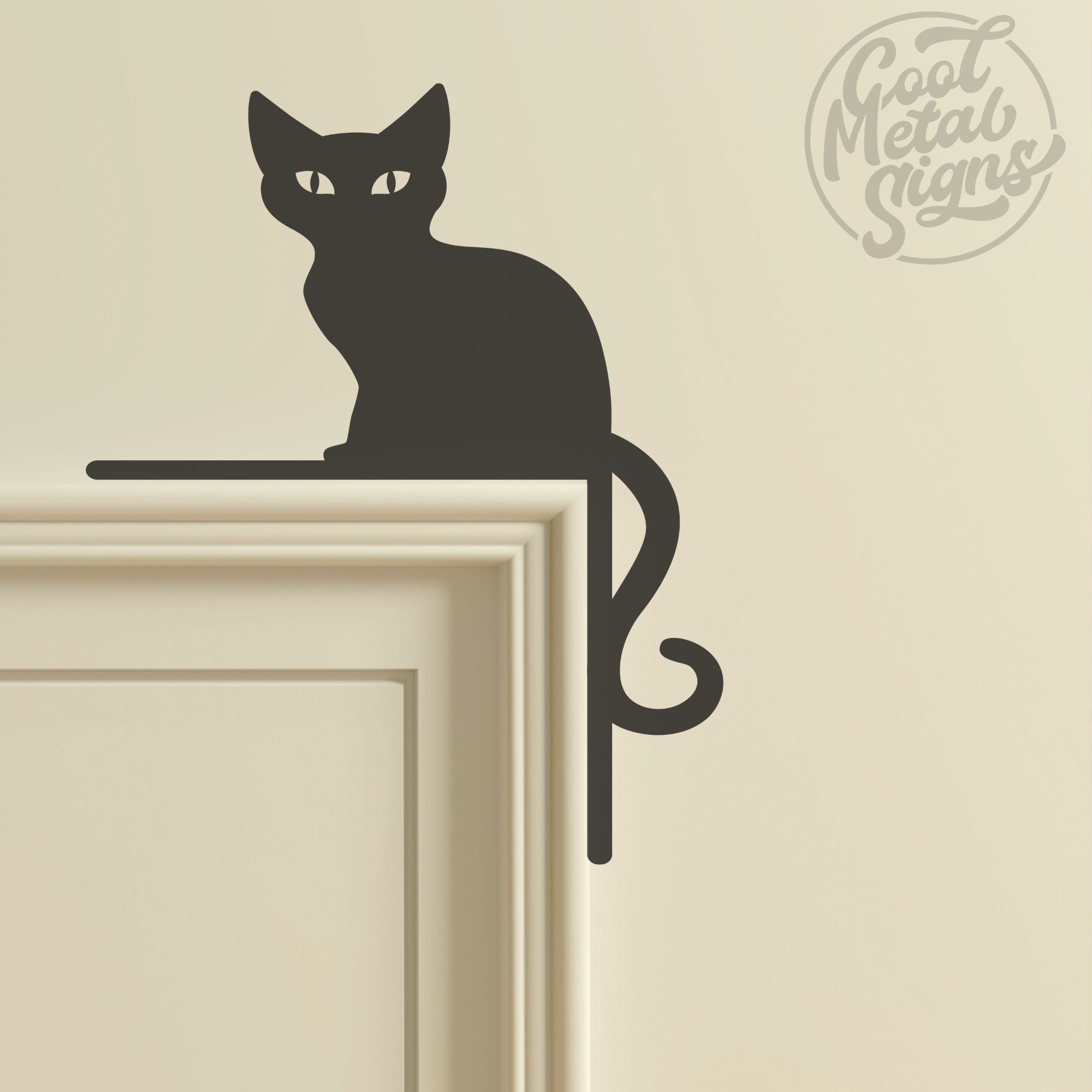 Halloween Door Corner Trim Sign - Cool Metal Signs