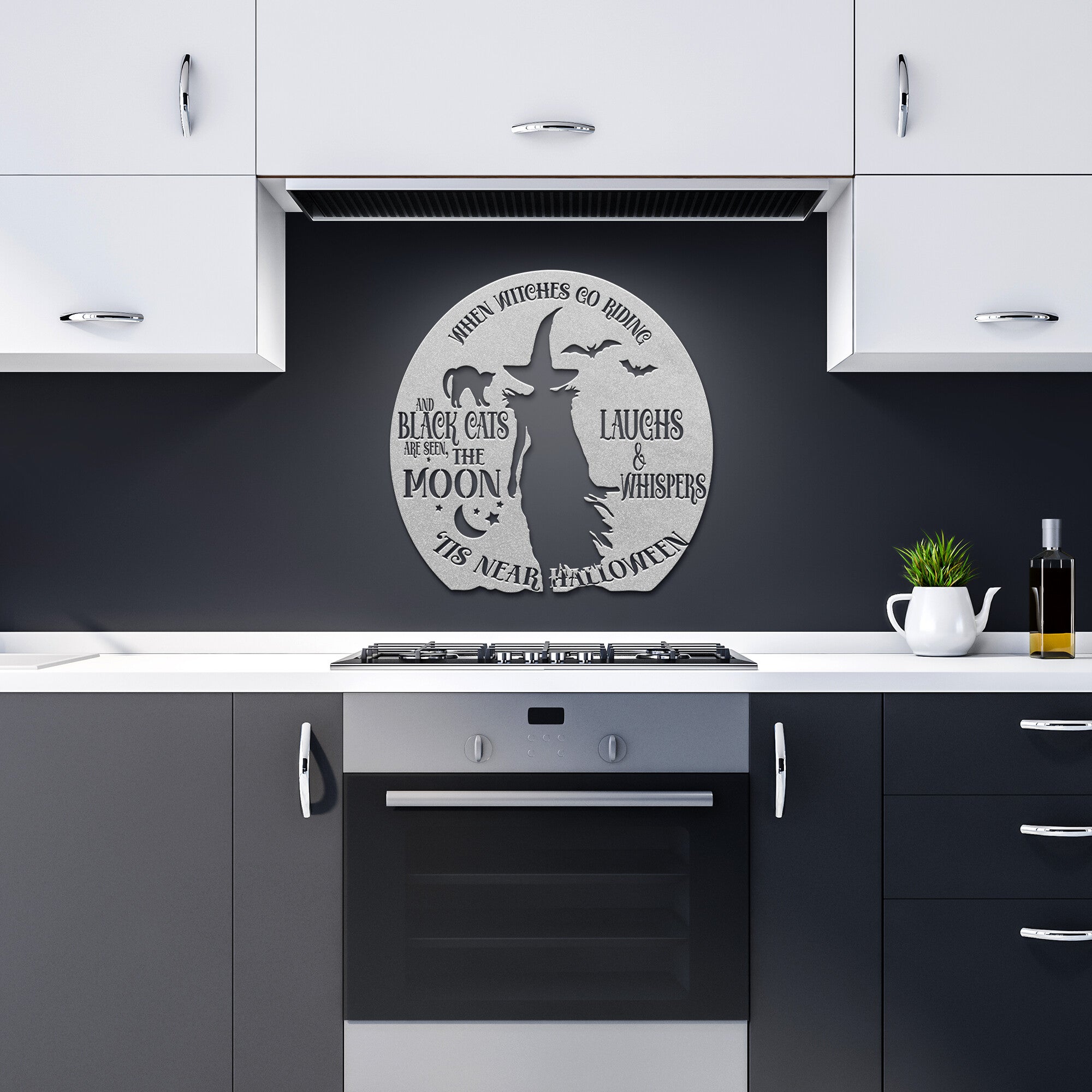 Halloween Witch Sign - Cool Metal Signs