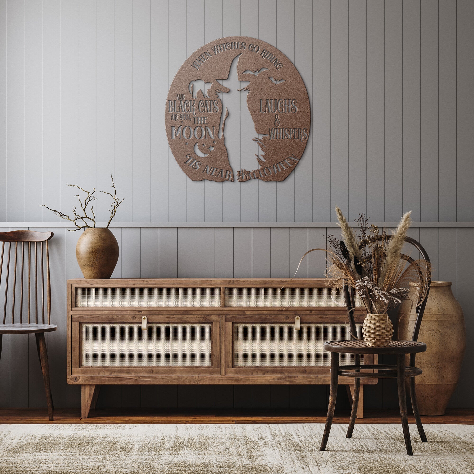 Halloween Witch Sign - Cool Metal Signs