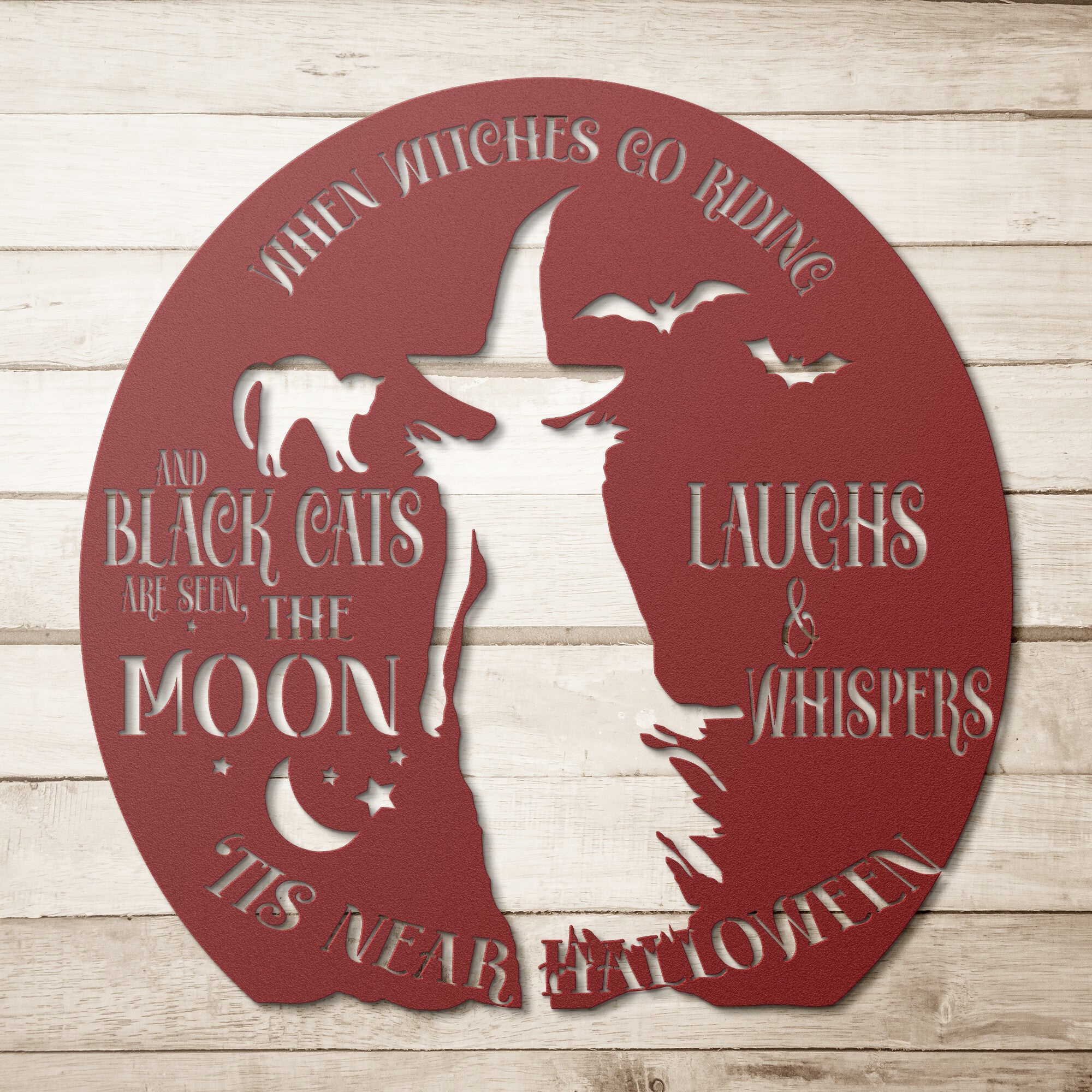 Halloween Witch Sign - Cool Metal Signs