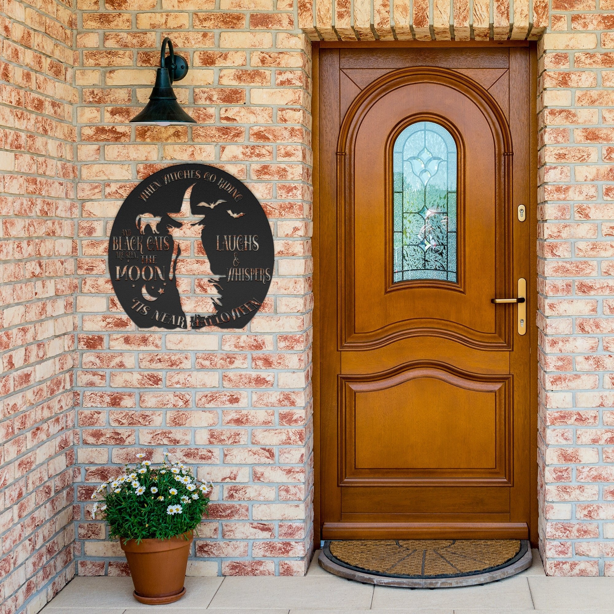 Halloween Witch Sign - Cool Metal Signs