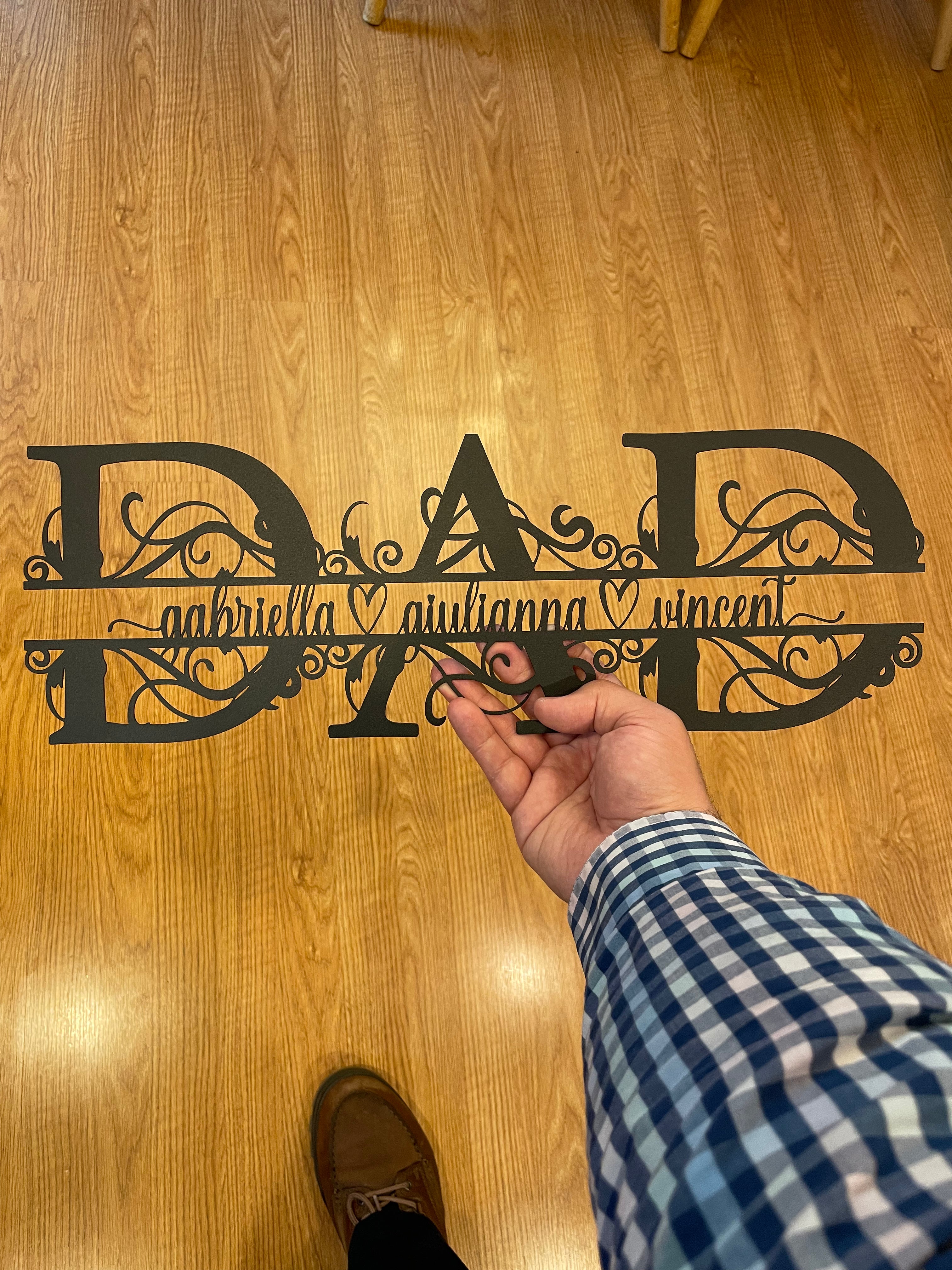 Personalized DAD Monogram
