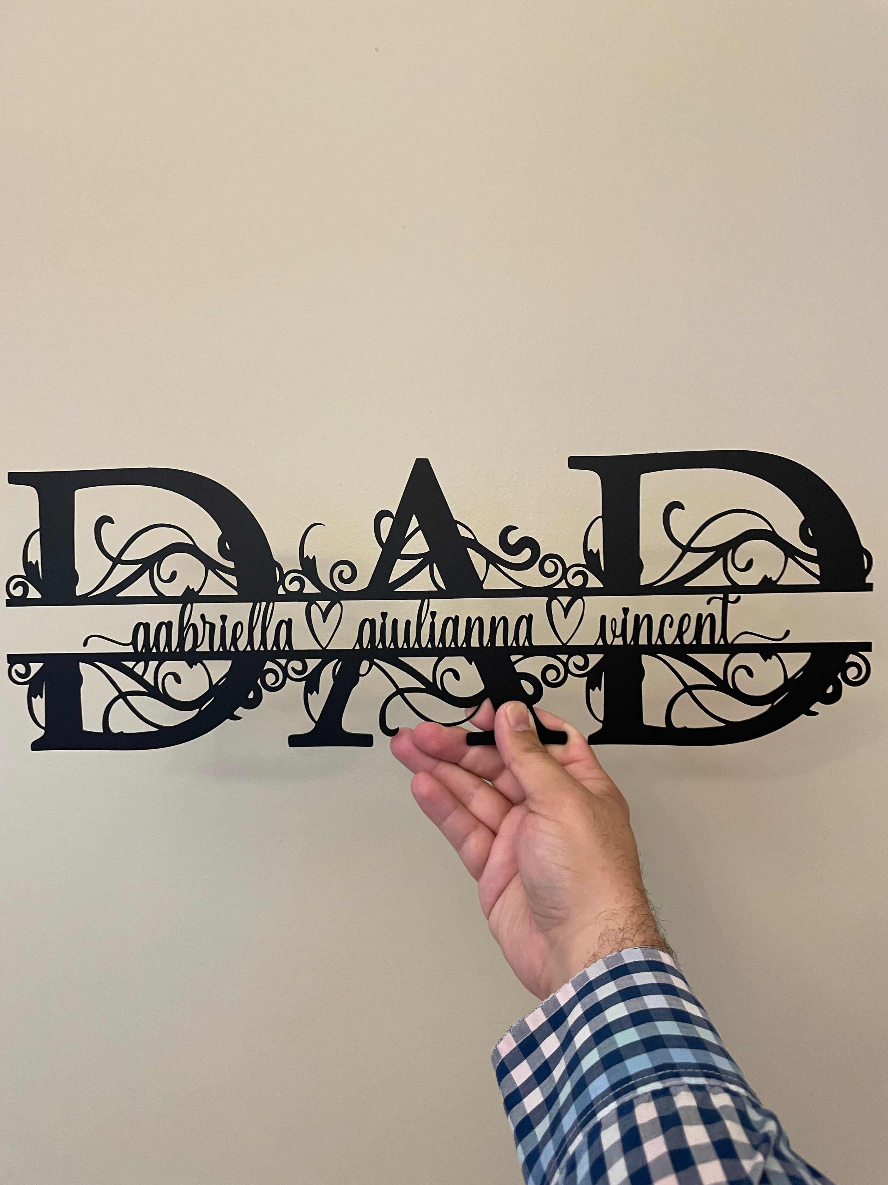 Personalized DAD Monogram