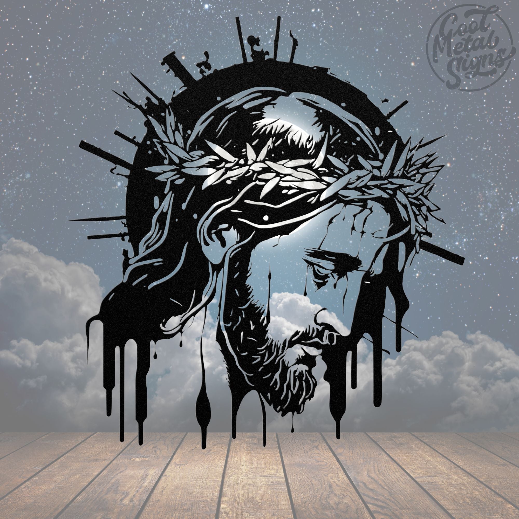 Jesus Metal Sign - Cool Metal Signs