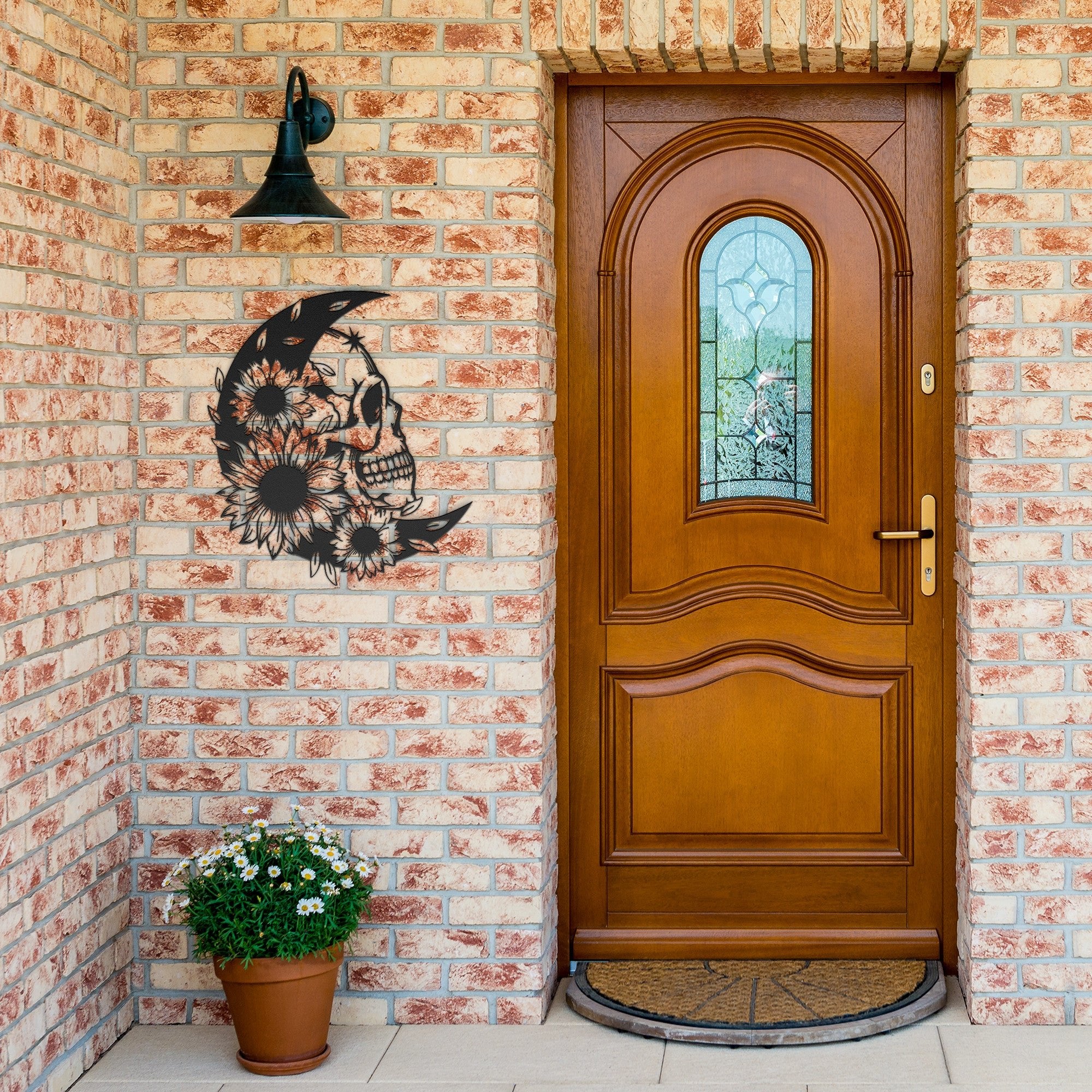 Moon Skull Sign - Cool Metal Signs